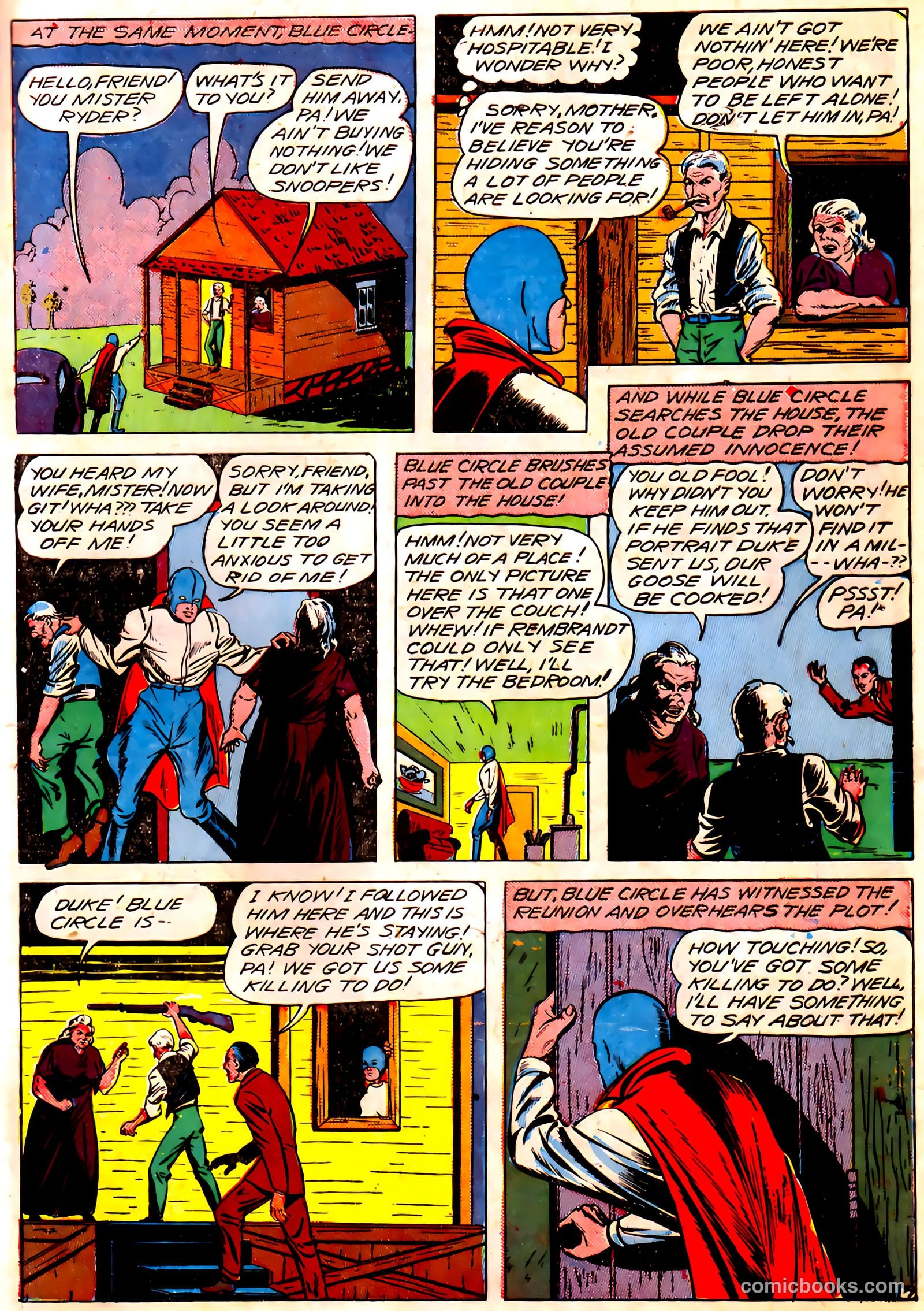 Blue Circle Comics #5 (1944) — page 9 of 52