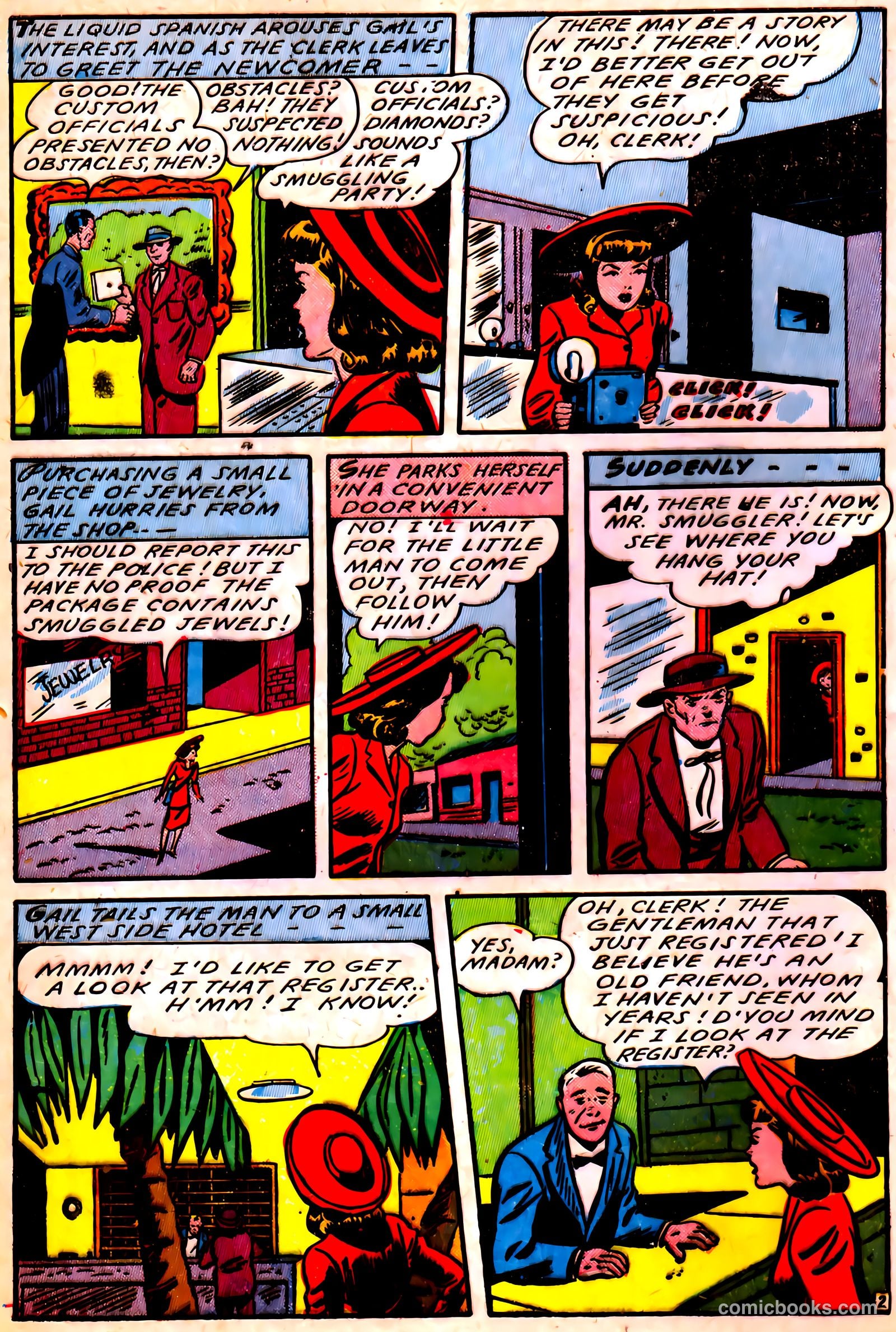 Blue Circle Comics #5 (1944) — page 12 of 52