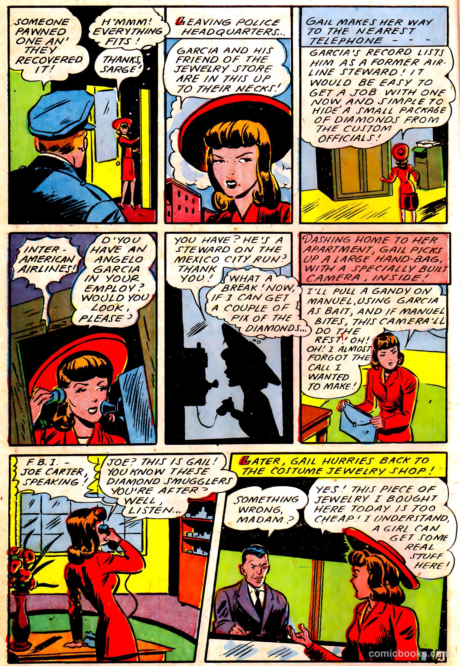 Blue Circle Comics #5 (1944) — page 14 of 52