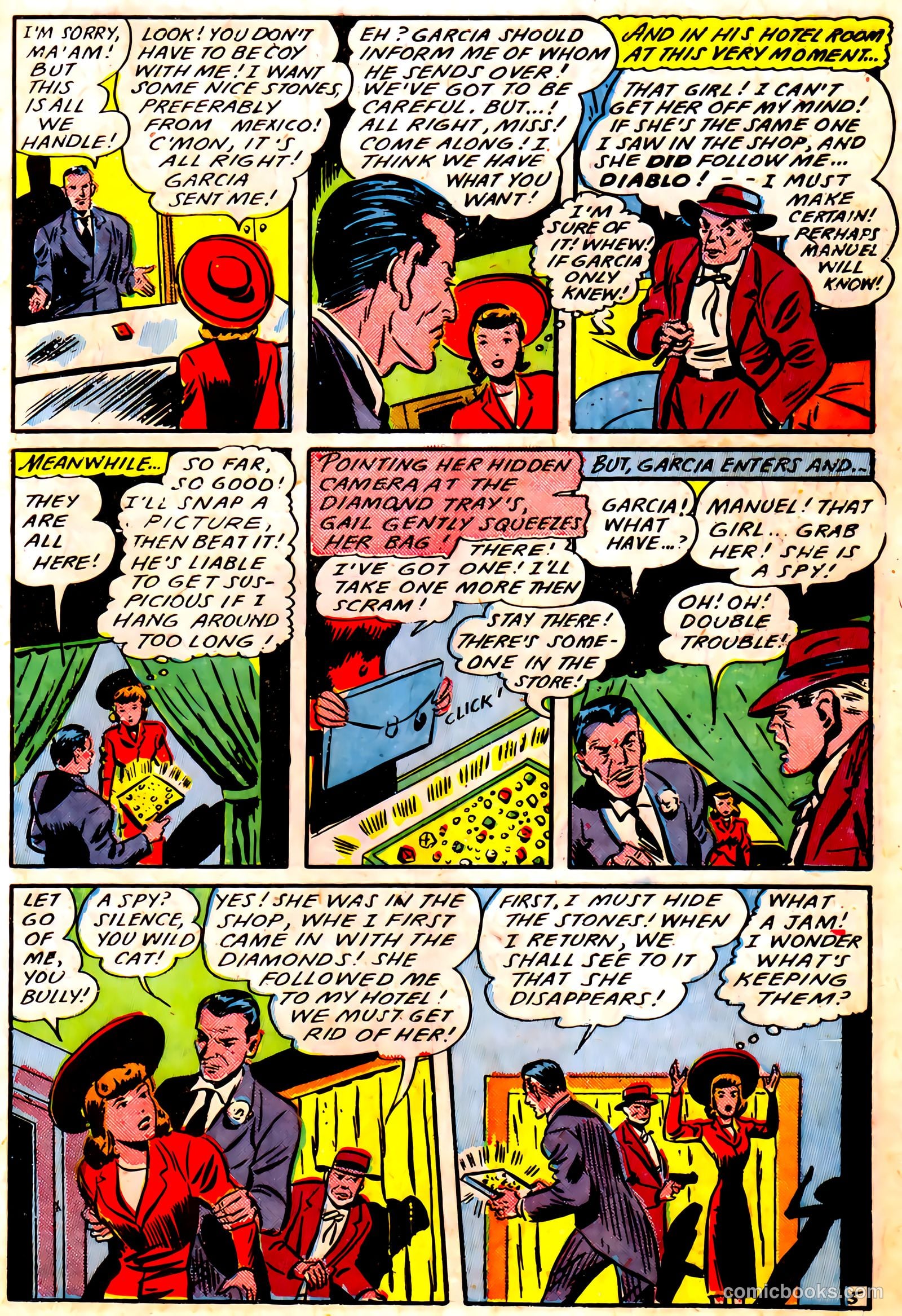 Blue Circle Comics #5 (1944) — page 15 of 52