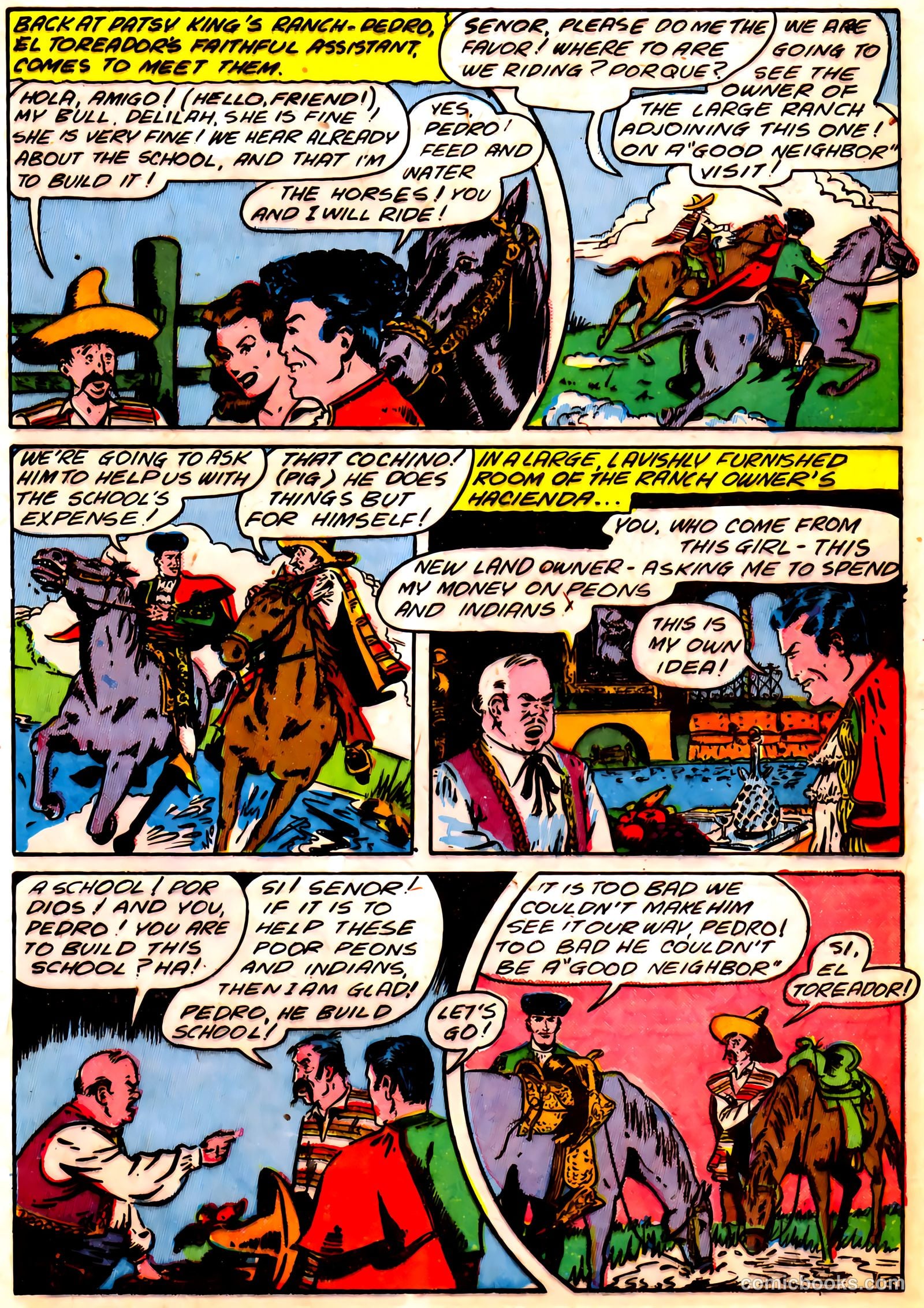 Blue Circle Comics #5 (1944) — page 19 of 52