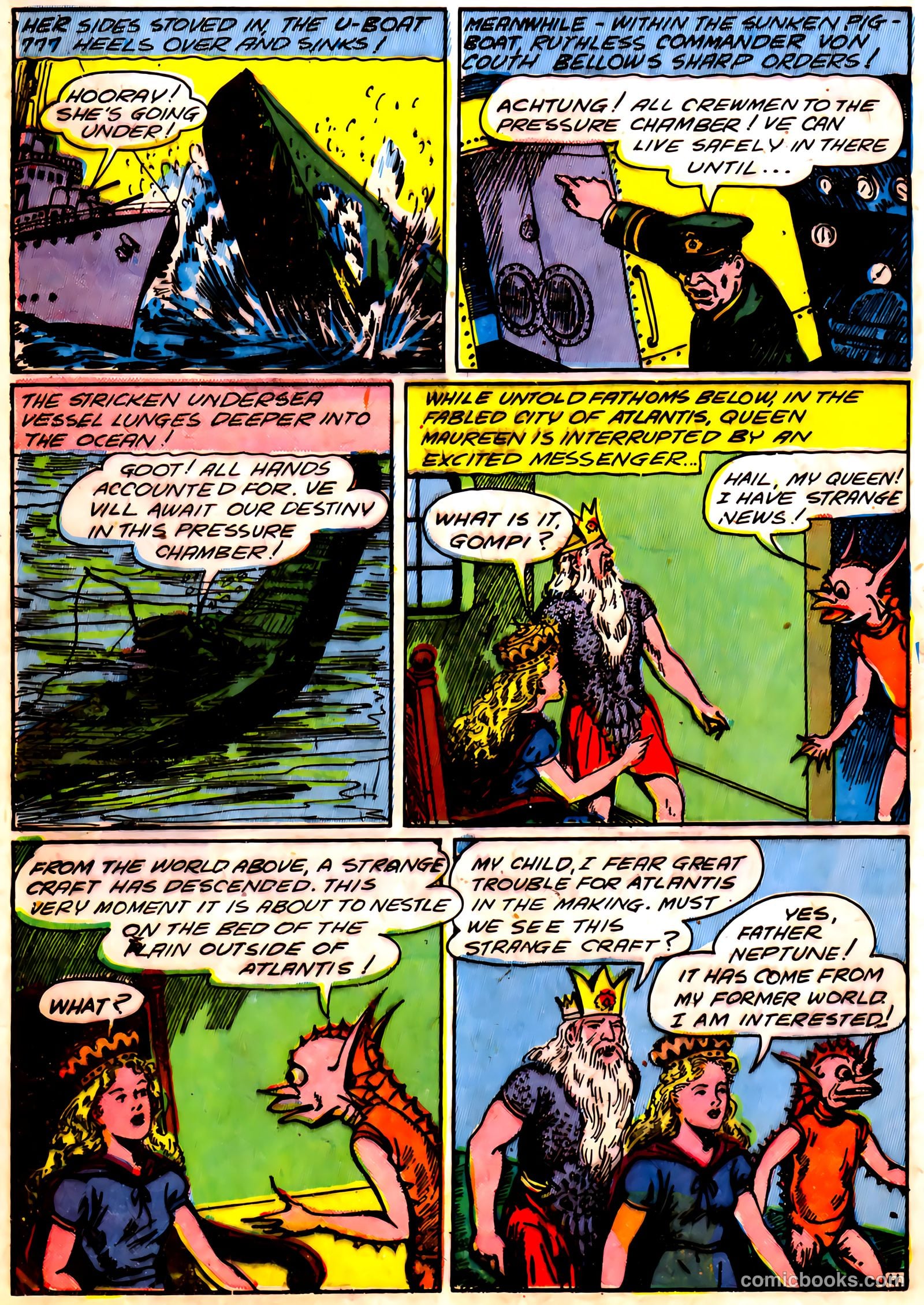 Blue Circle Comics #5 (1944) — page 28 of 52