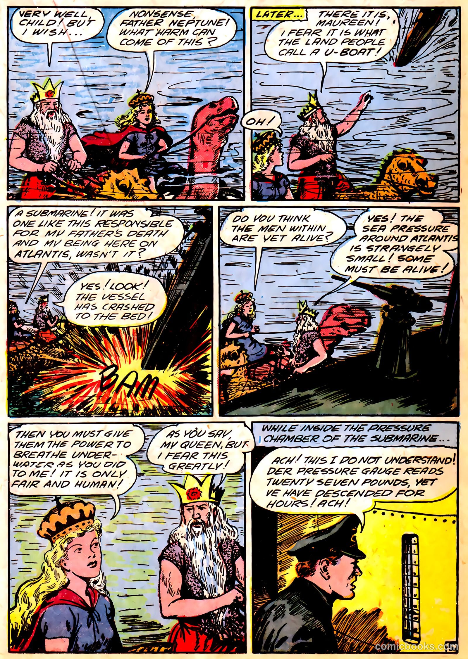 Blue Circle Comics #5 (1944) — page 29 of 52