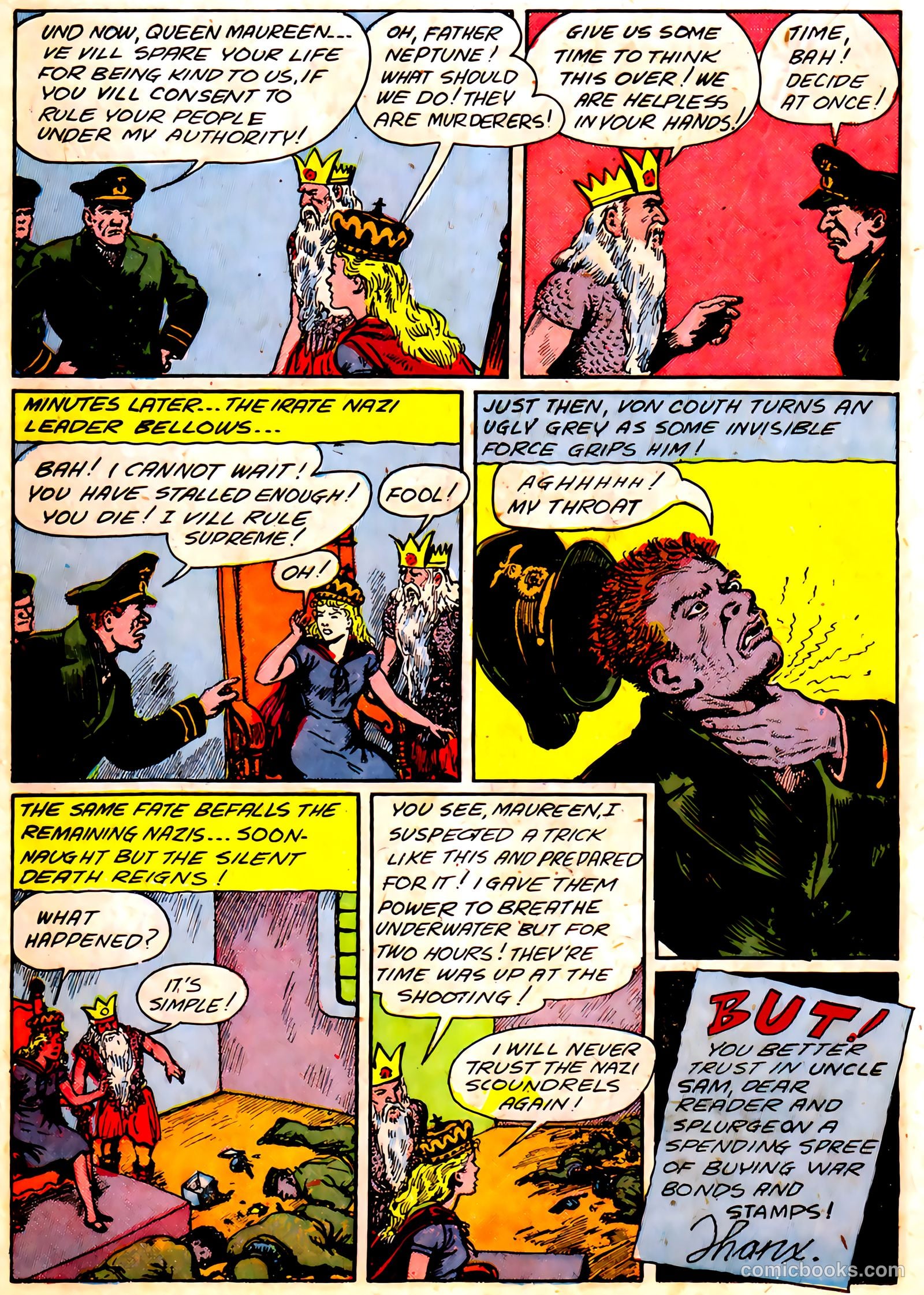 Blue Circle Comics #5 (1944) — page 32 of 52