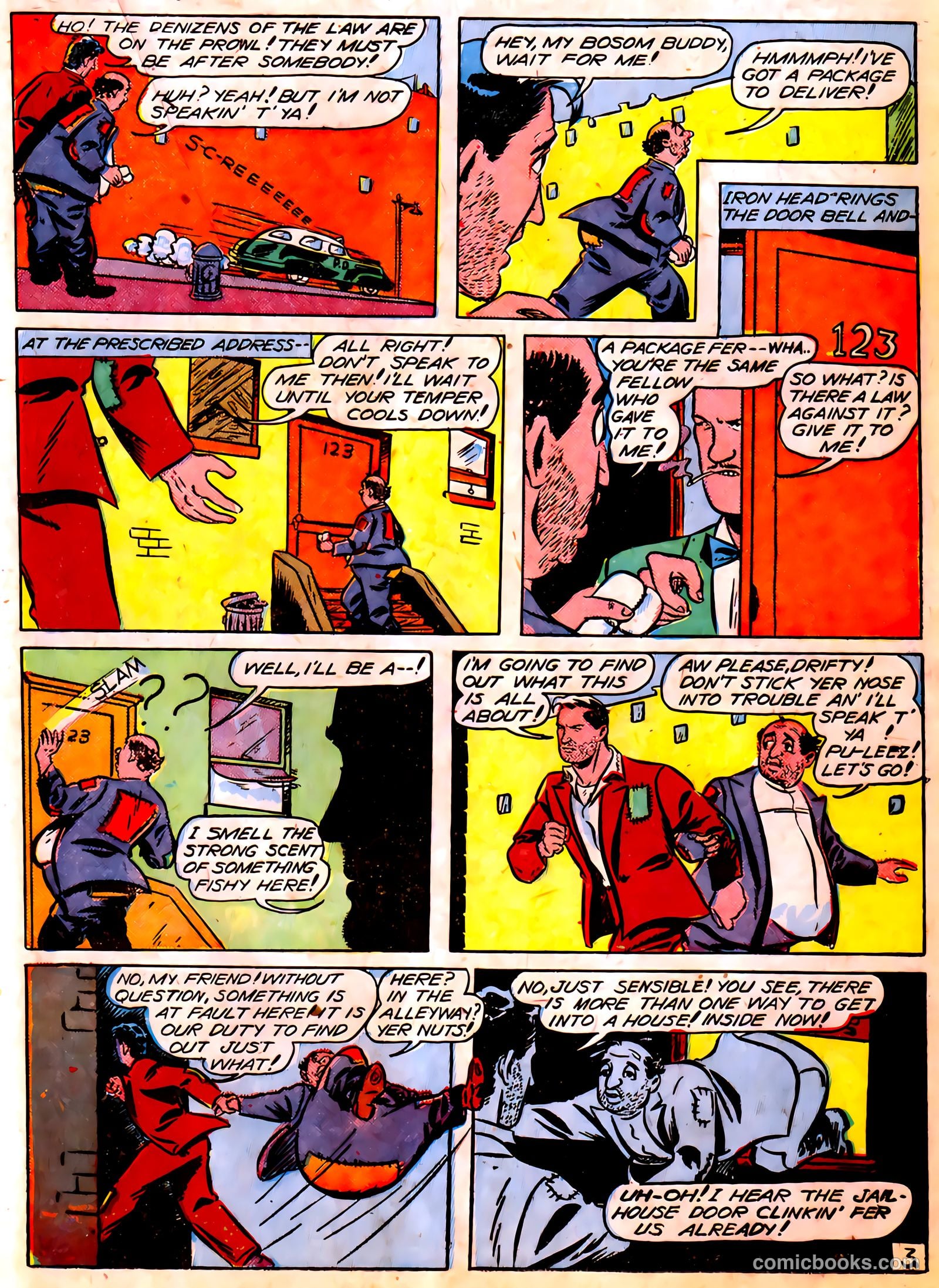 Blue Circle Comics #5 (1944) — page 35 of 52