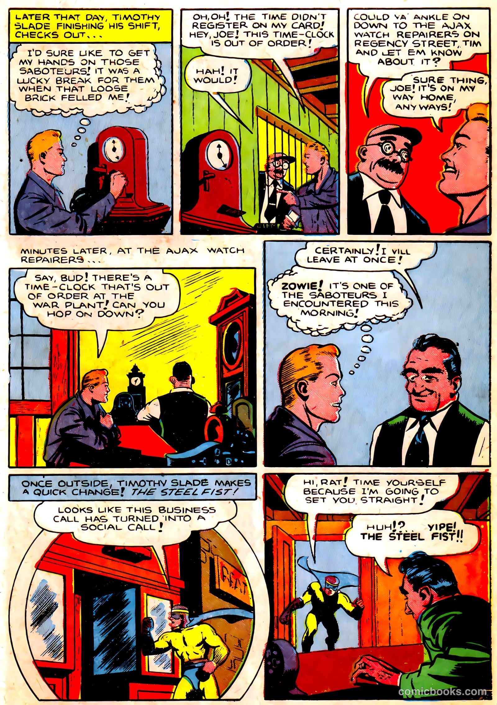 Blue Circle Comics #5 (1944) — page 39 of 52