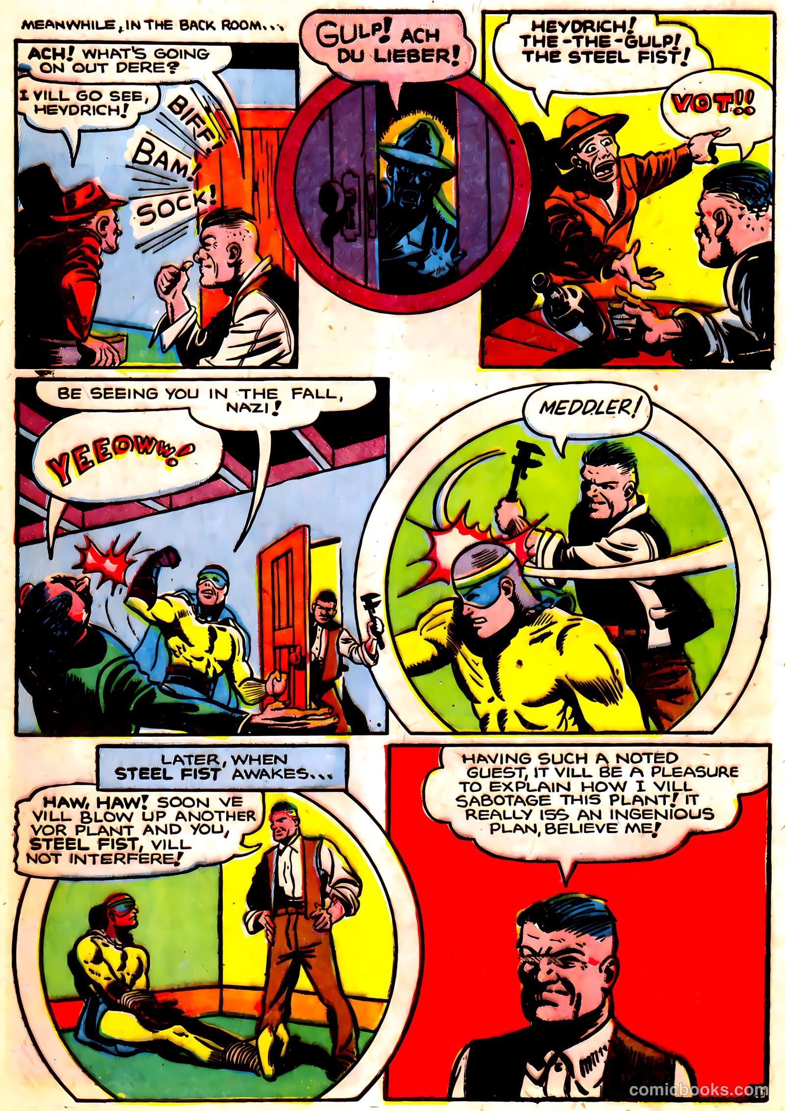 Blue Circle Comics #5 (1944) — page 40 of 52