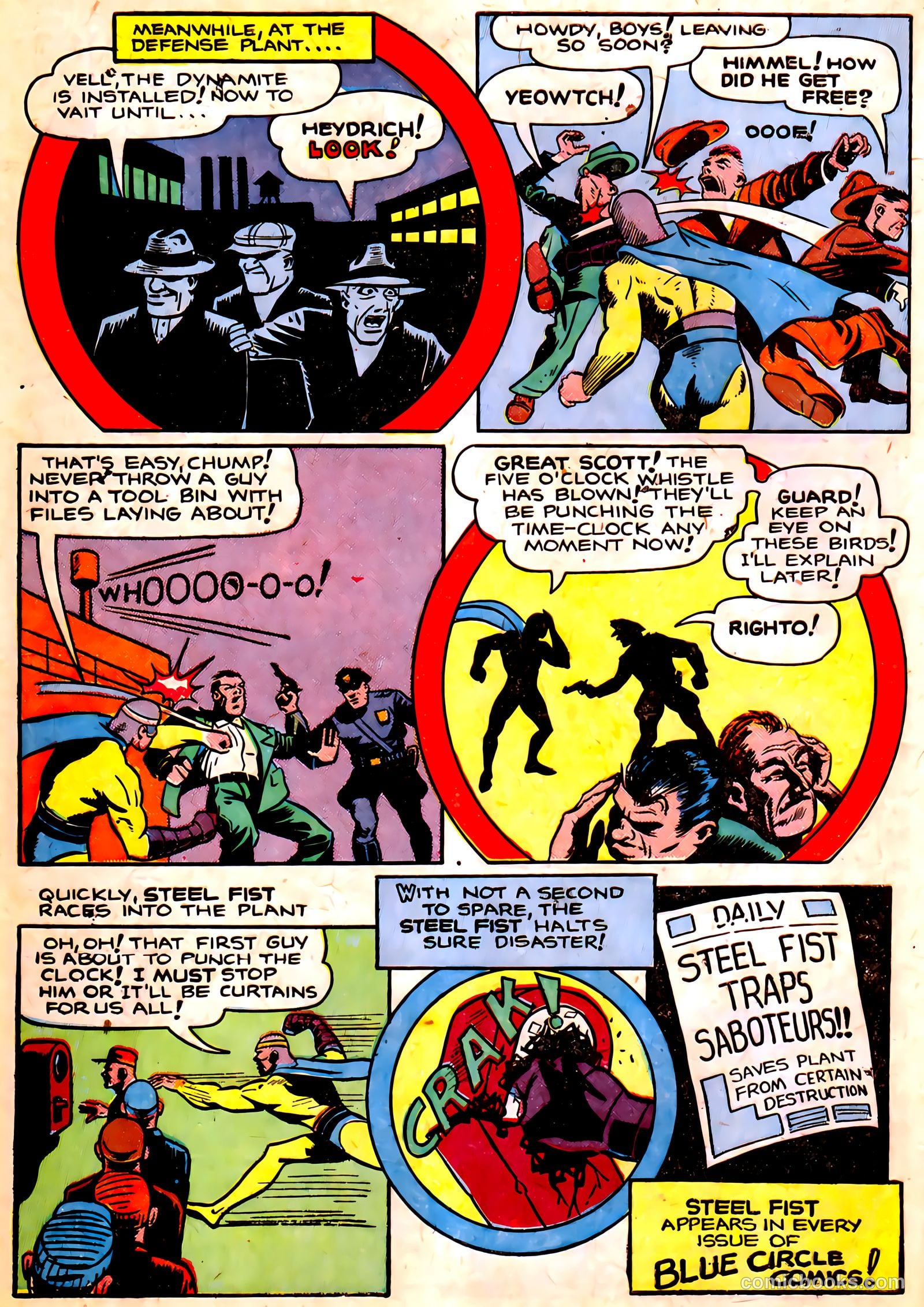 Blue Circle Comics #5 (1944) — page 42 of 52
