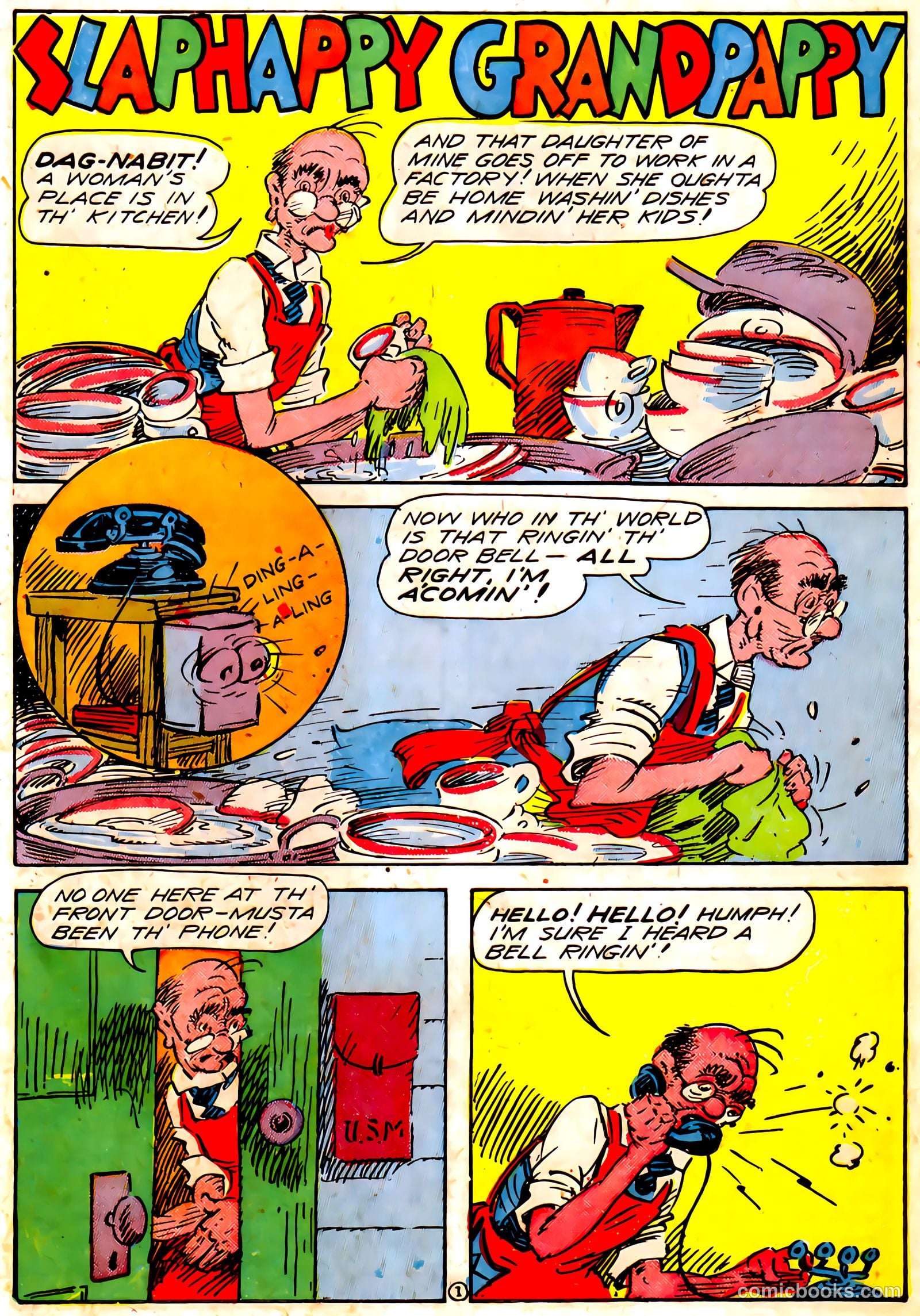 Blue Circle Comics #5 (1944) — page 45 of 52