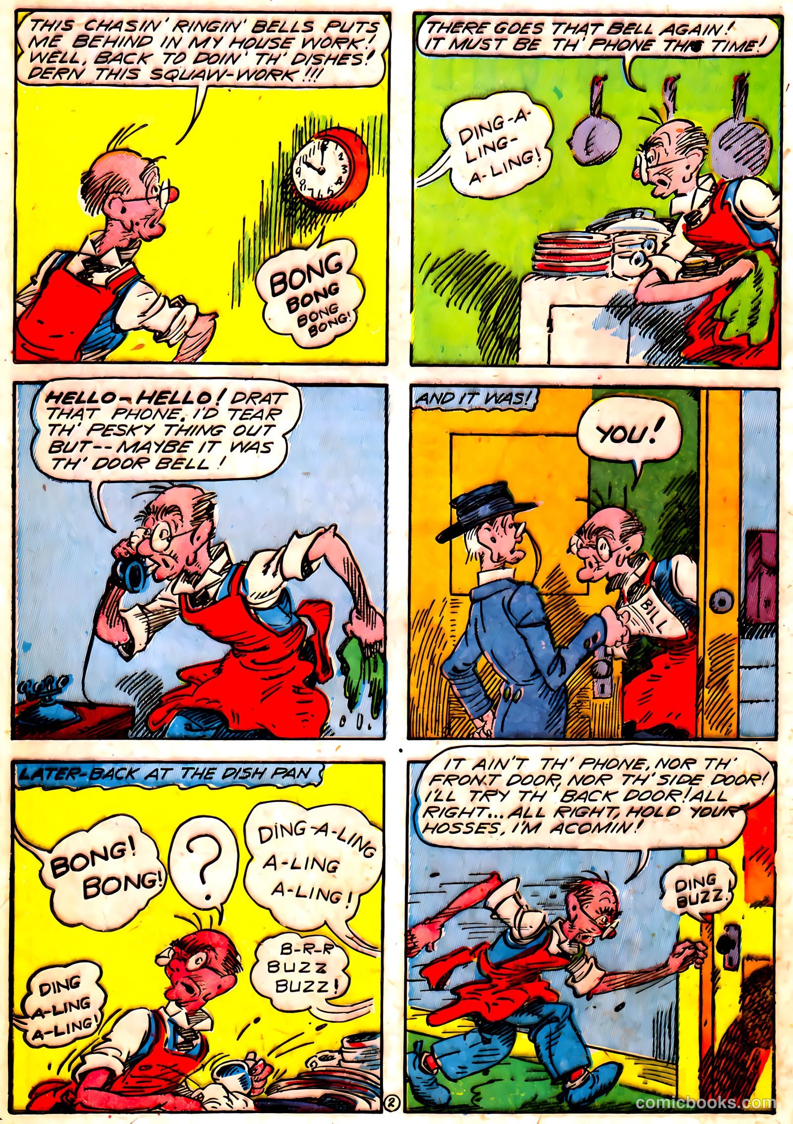 Blue Circle Comics #5 (1944) — page 46 of 52