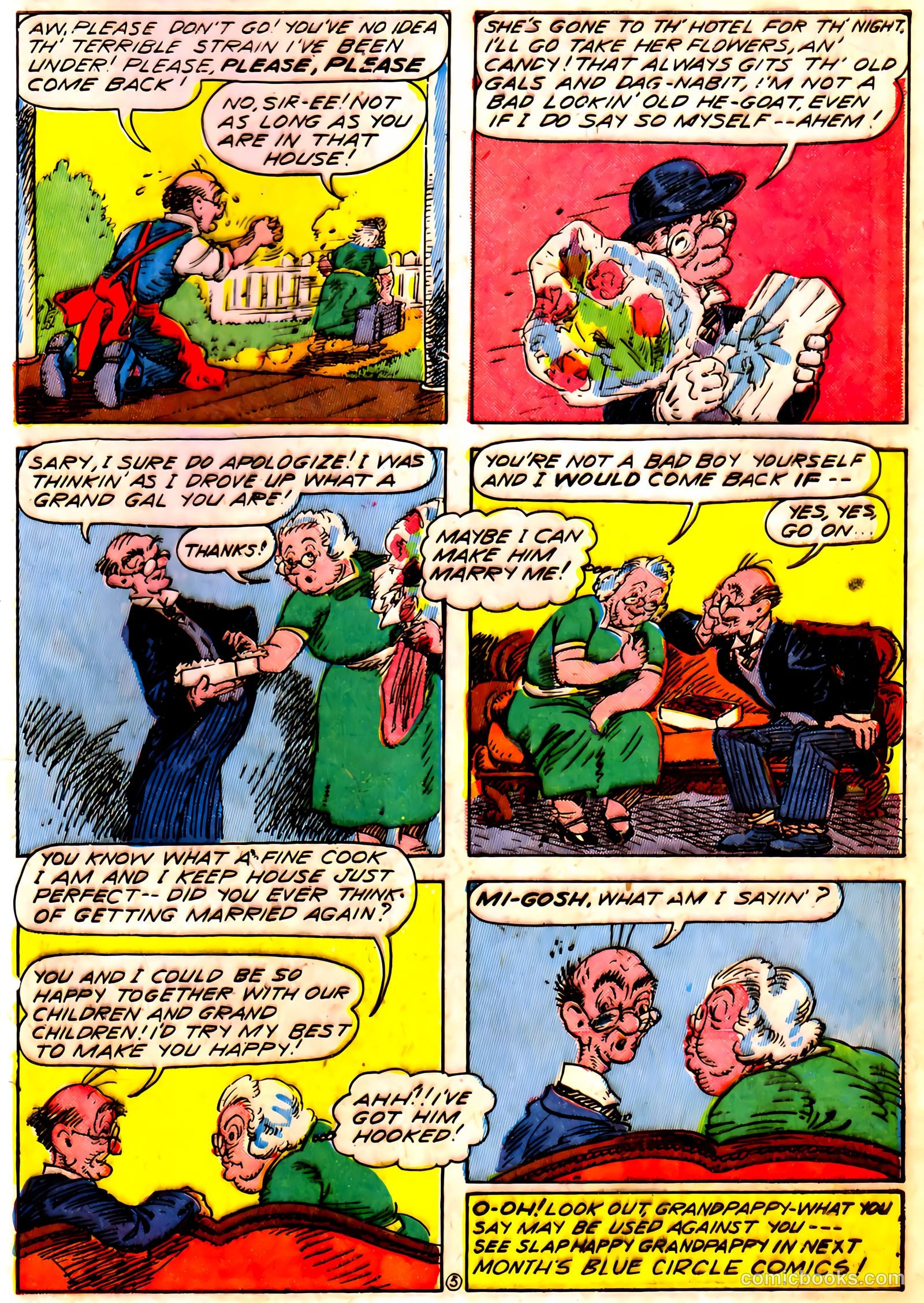 Blue Circle Comics #5 (1944) — page 49 of 52