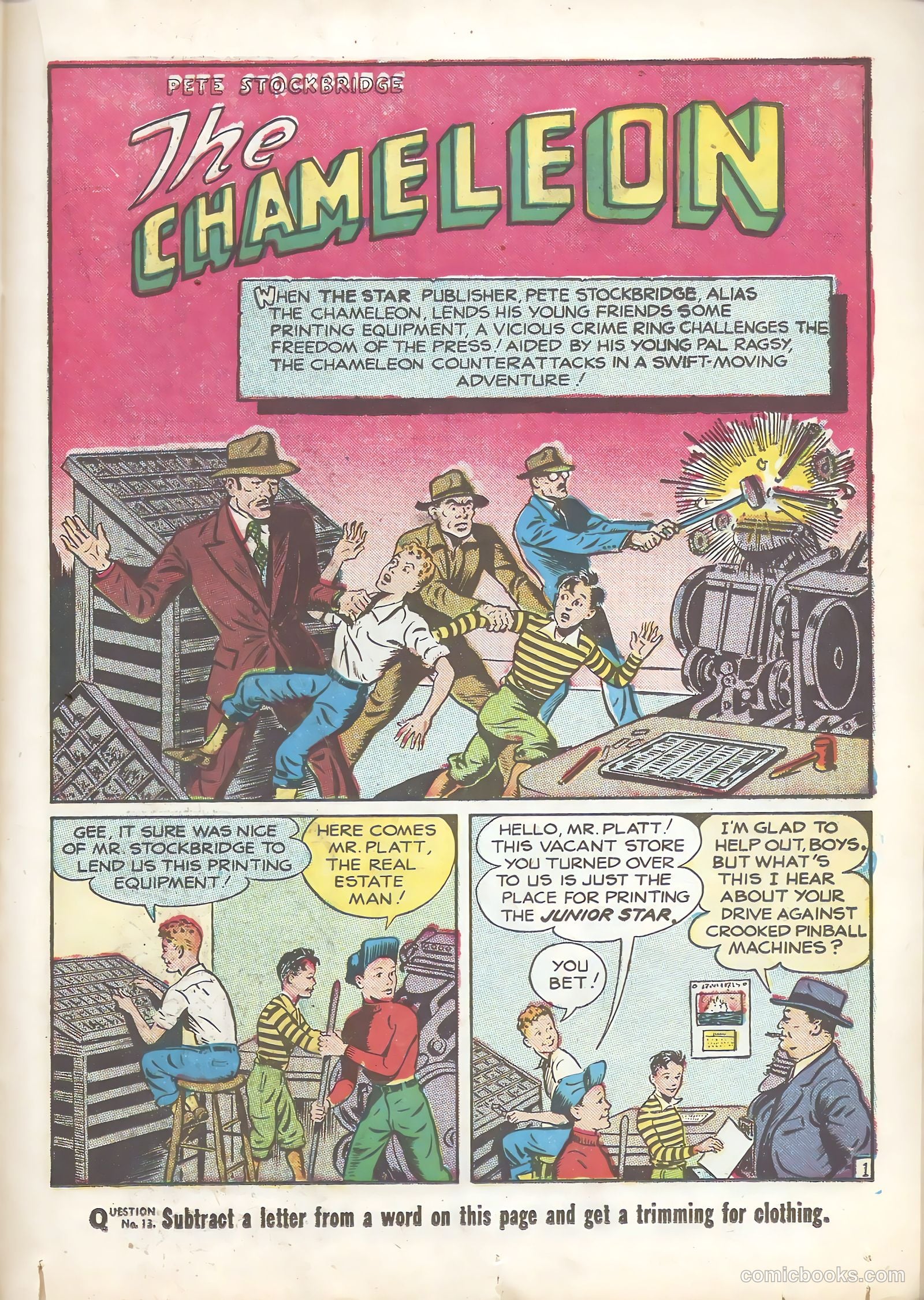 Target Comics #11 (1940) — page 33 of 68
