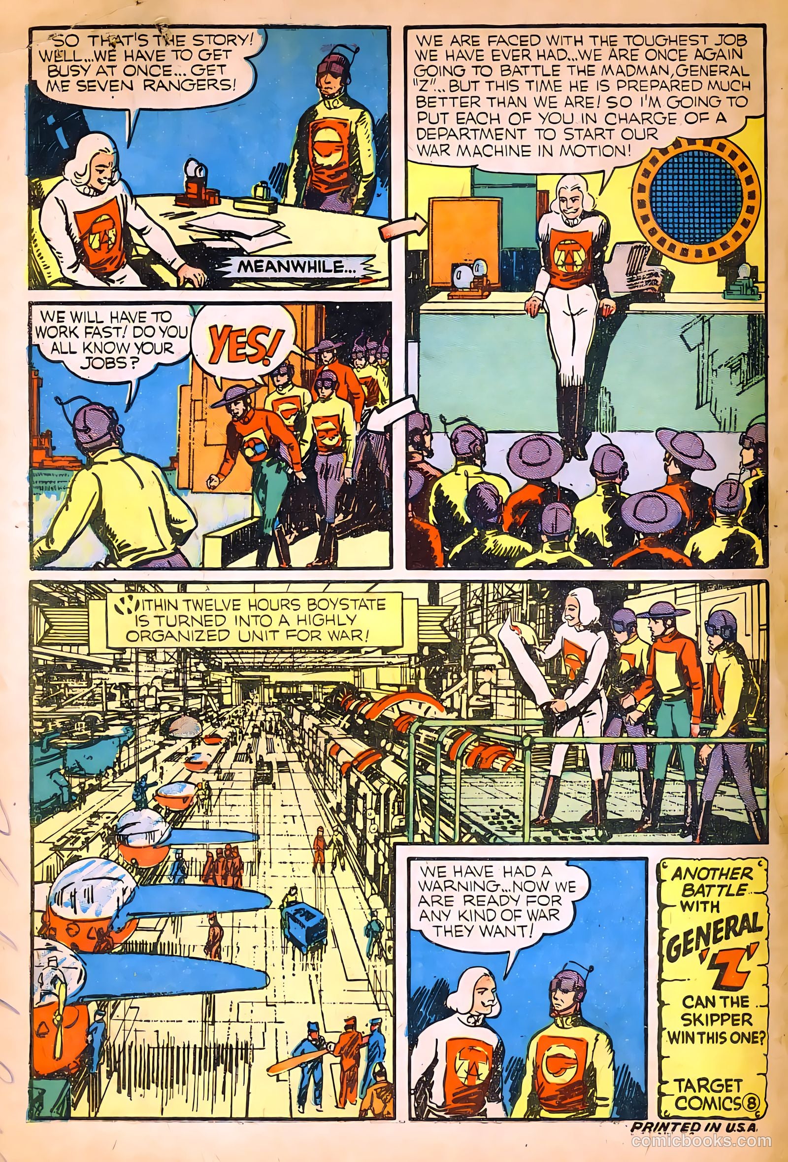 Target Comics #11 (1940) — page 66 of 68