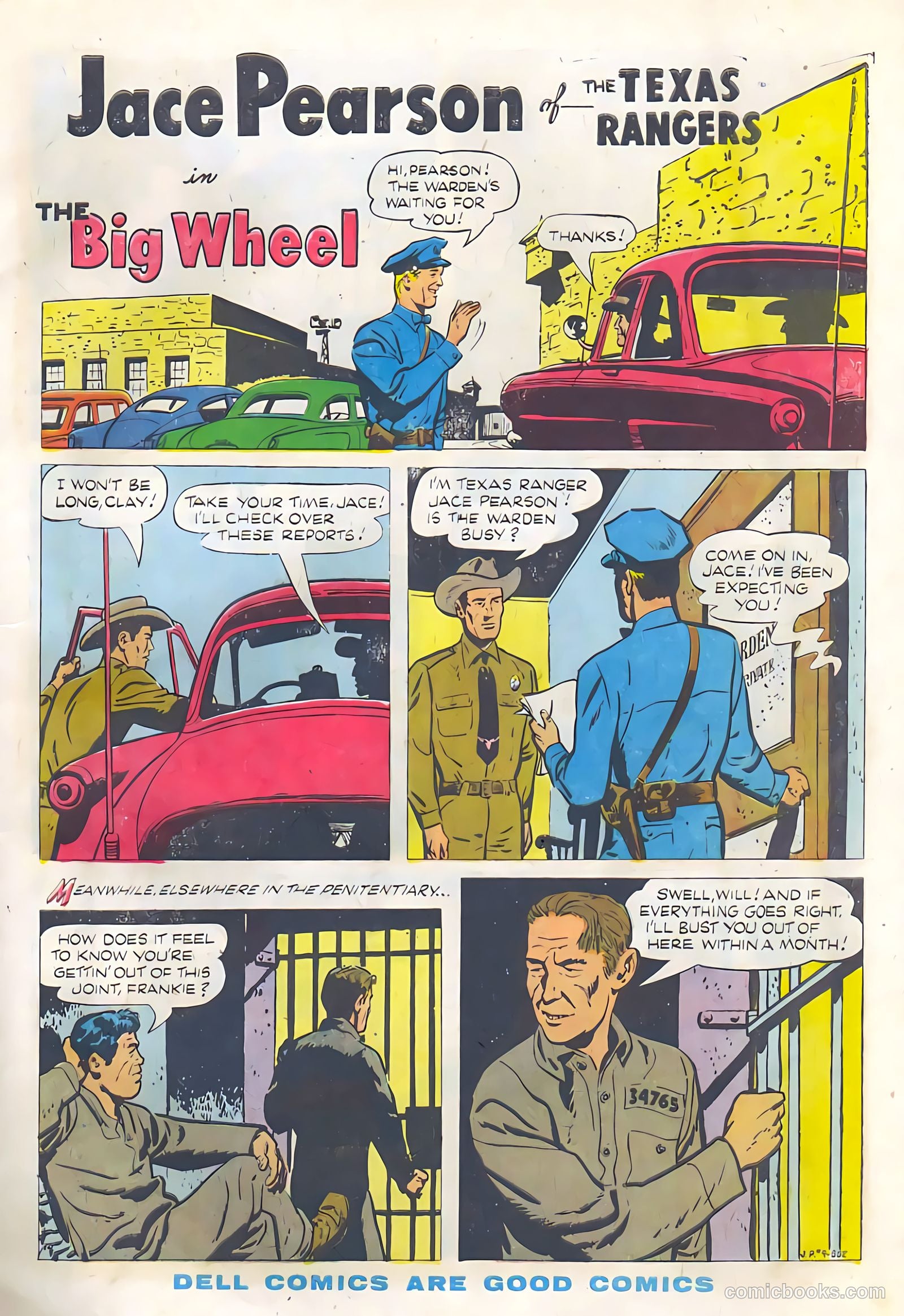 Jace Pearson of the Texas Rangers #9 (1955) — page 3 of 36