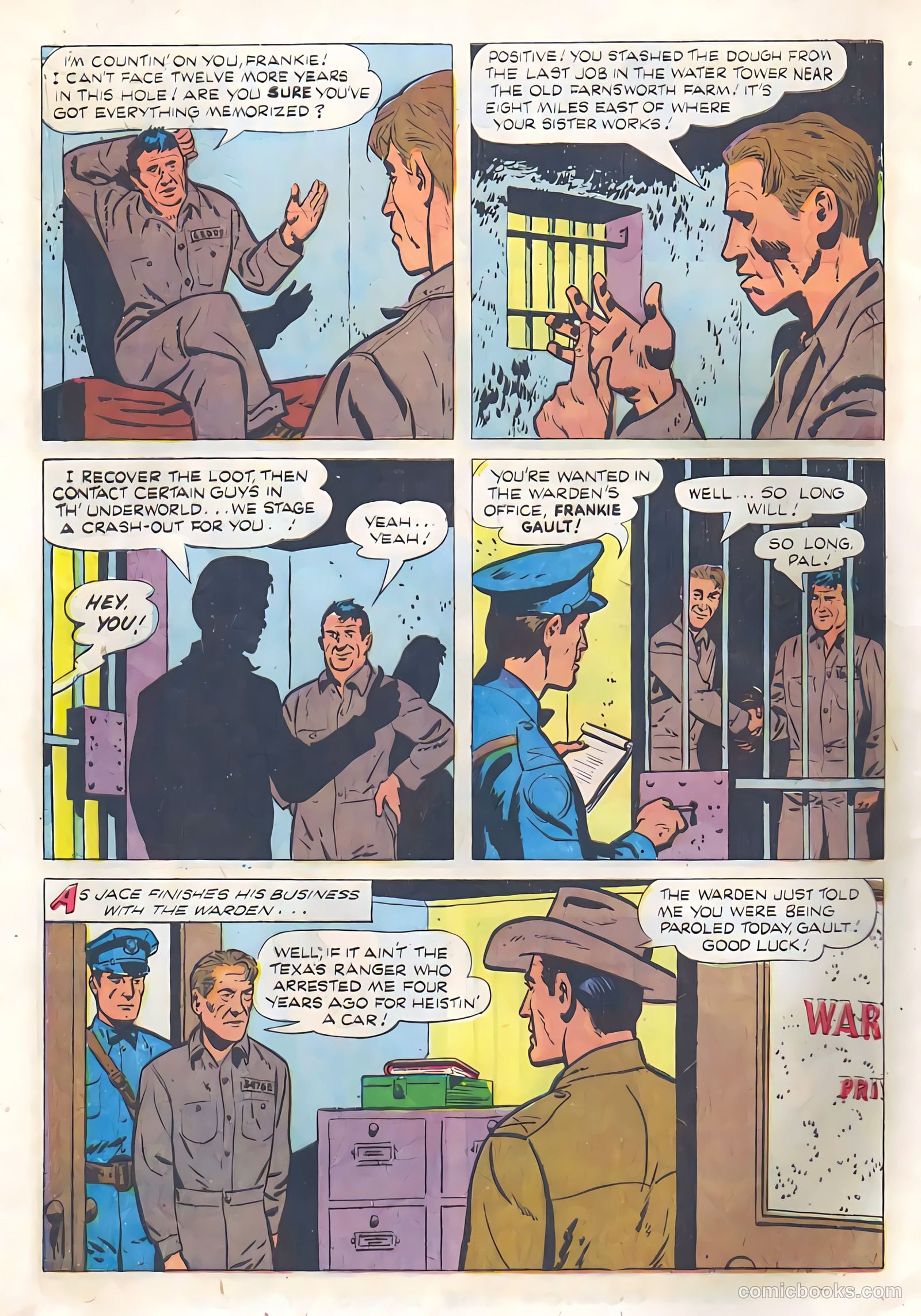 Jace Pearson of the Texas Rangers #9 (1955) — page 4 of 36