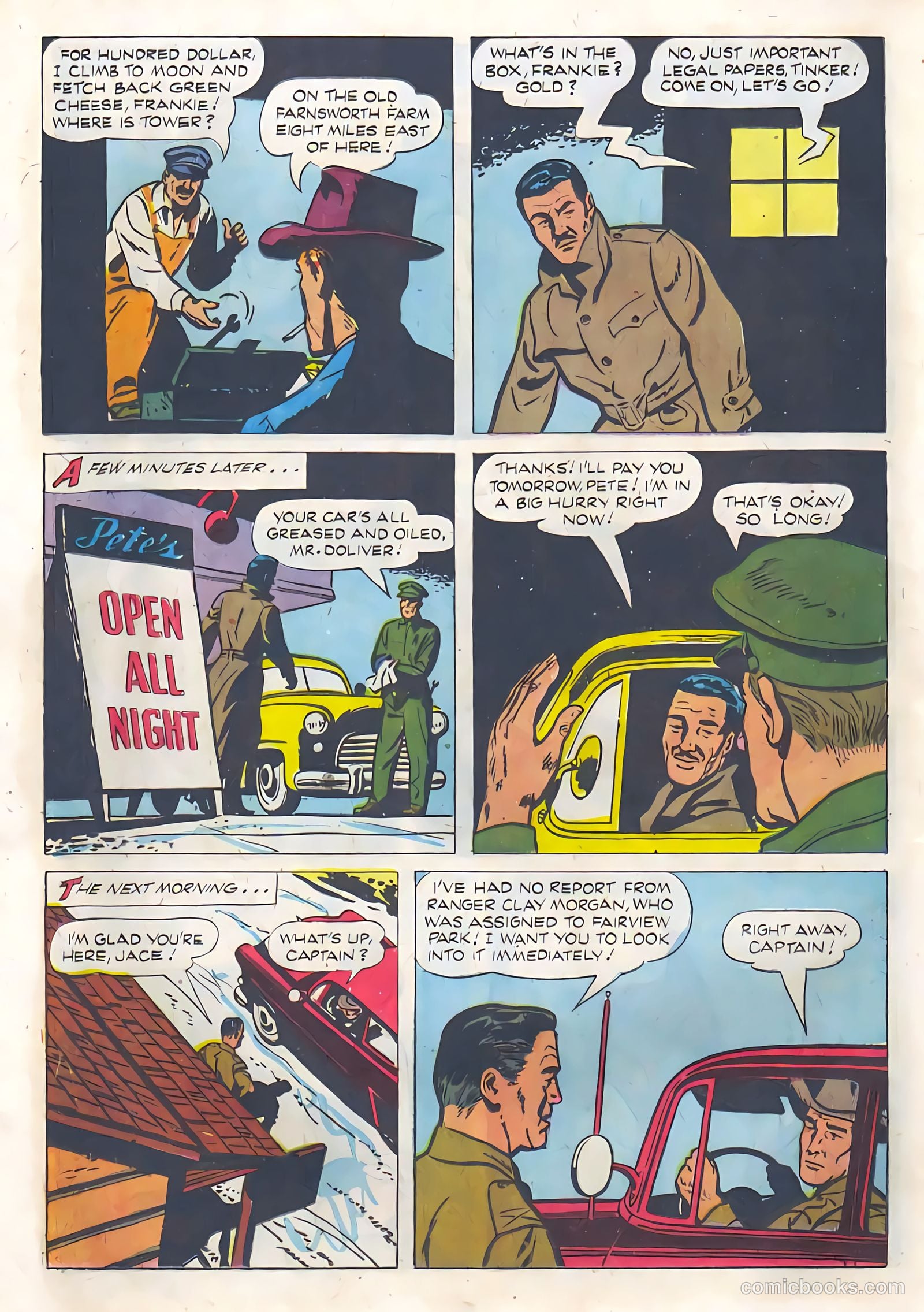 Jace Pearson of the Texas Rangers #9 (1955) — page 12 of 36