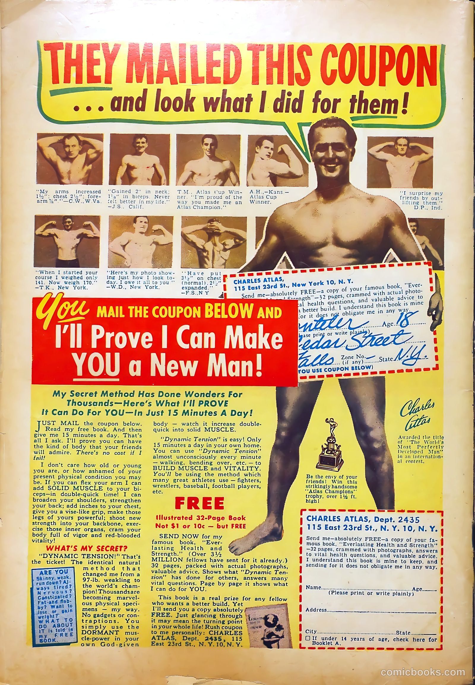 Headline Comics #76 (1949) — page 36 of 36