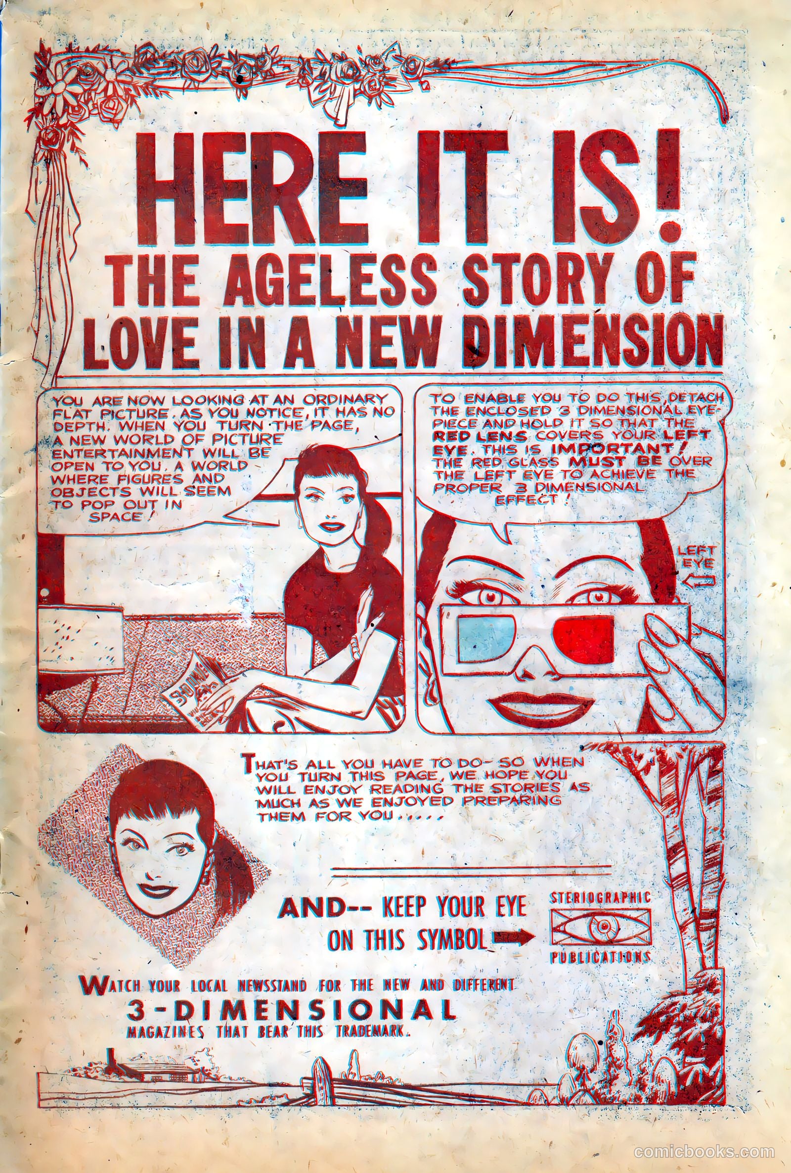 3-D Love #3 (1953) — page 3 of 36