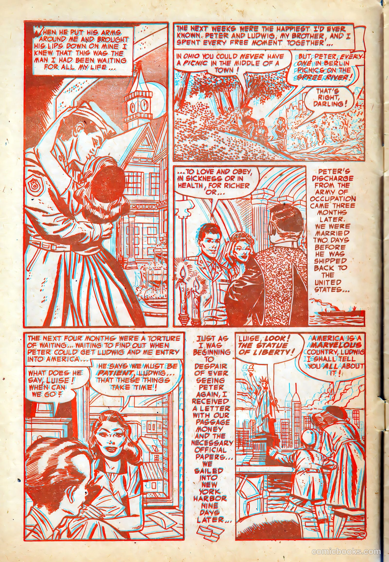 3-D Love #3 (1953) — page 6 of 36
