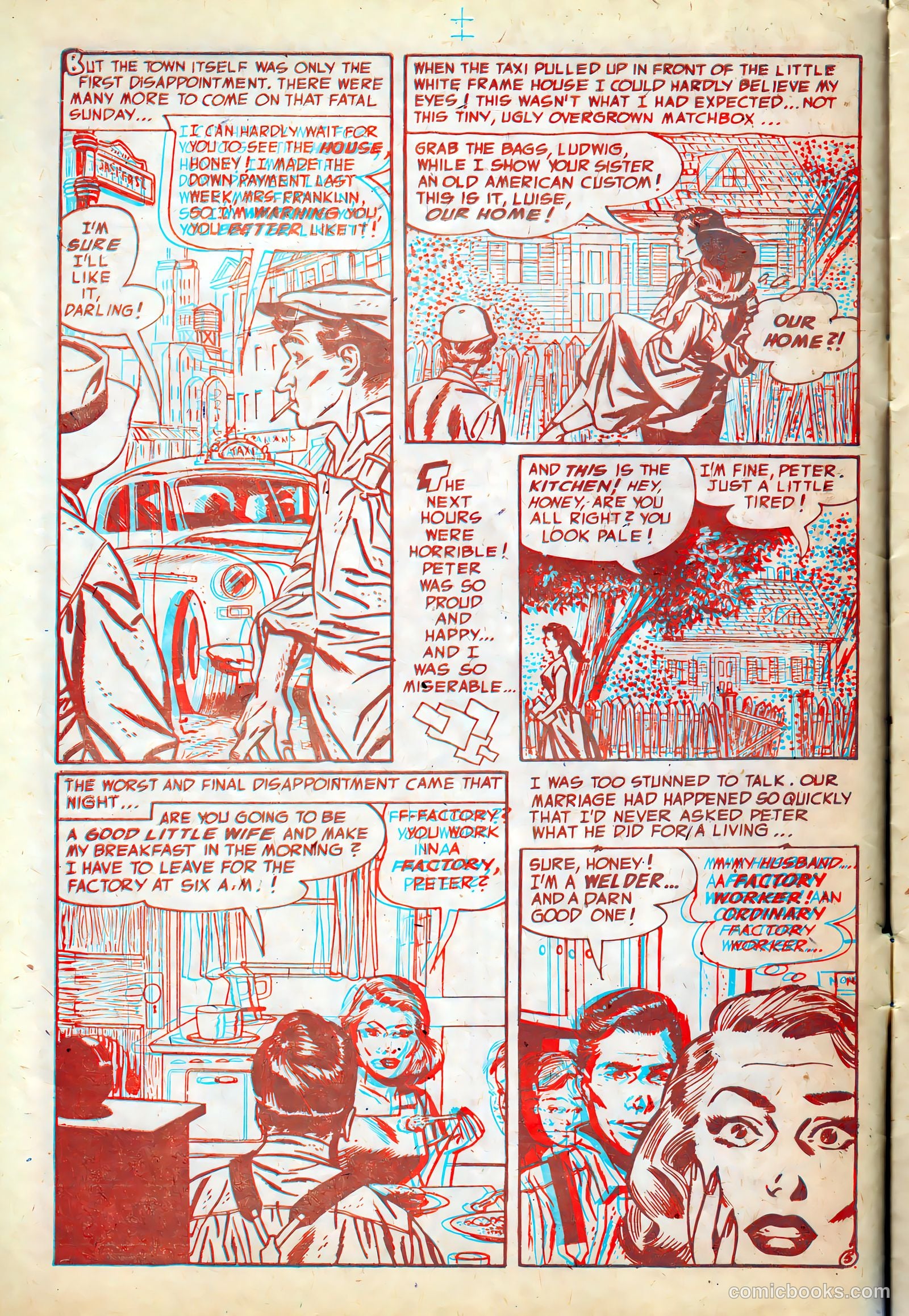 3-D Love #3 (1953) — page 8 of 36