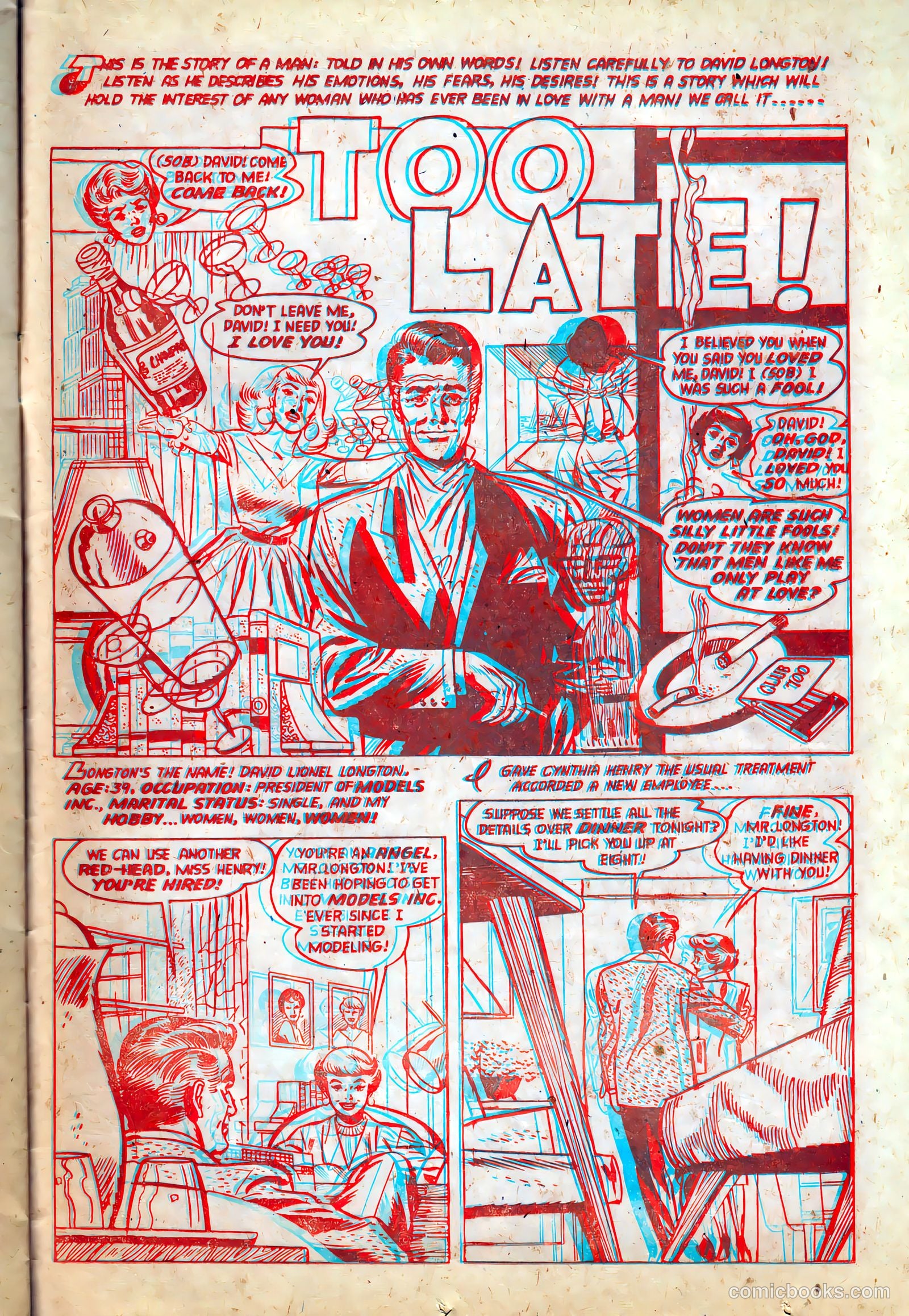 3-D Love #3 (1953) — page 25 of 36