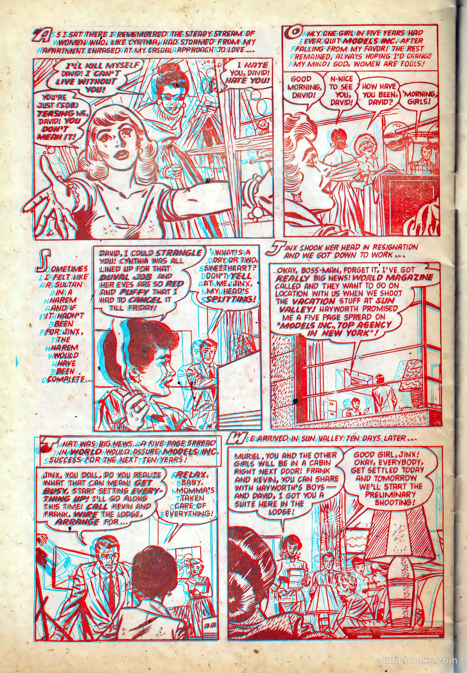 3-D Love #3 (1953) — page 28 of 36