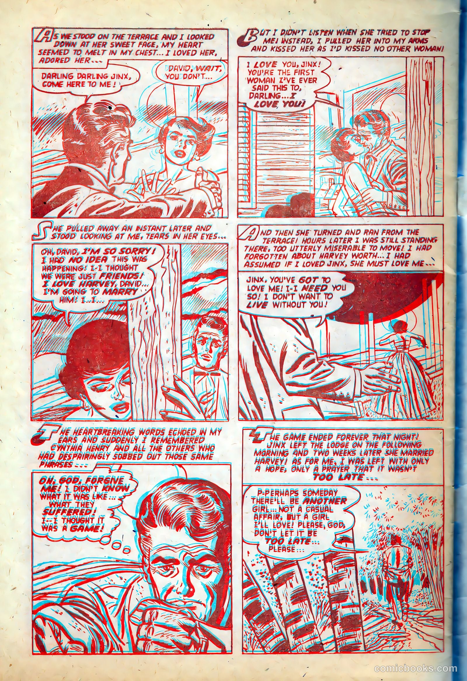 3-D Love #3 (1953) — page 32 of 36