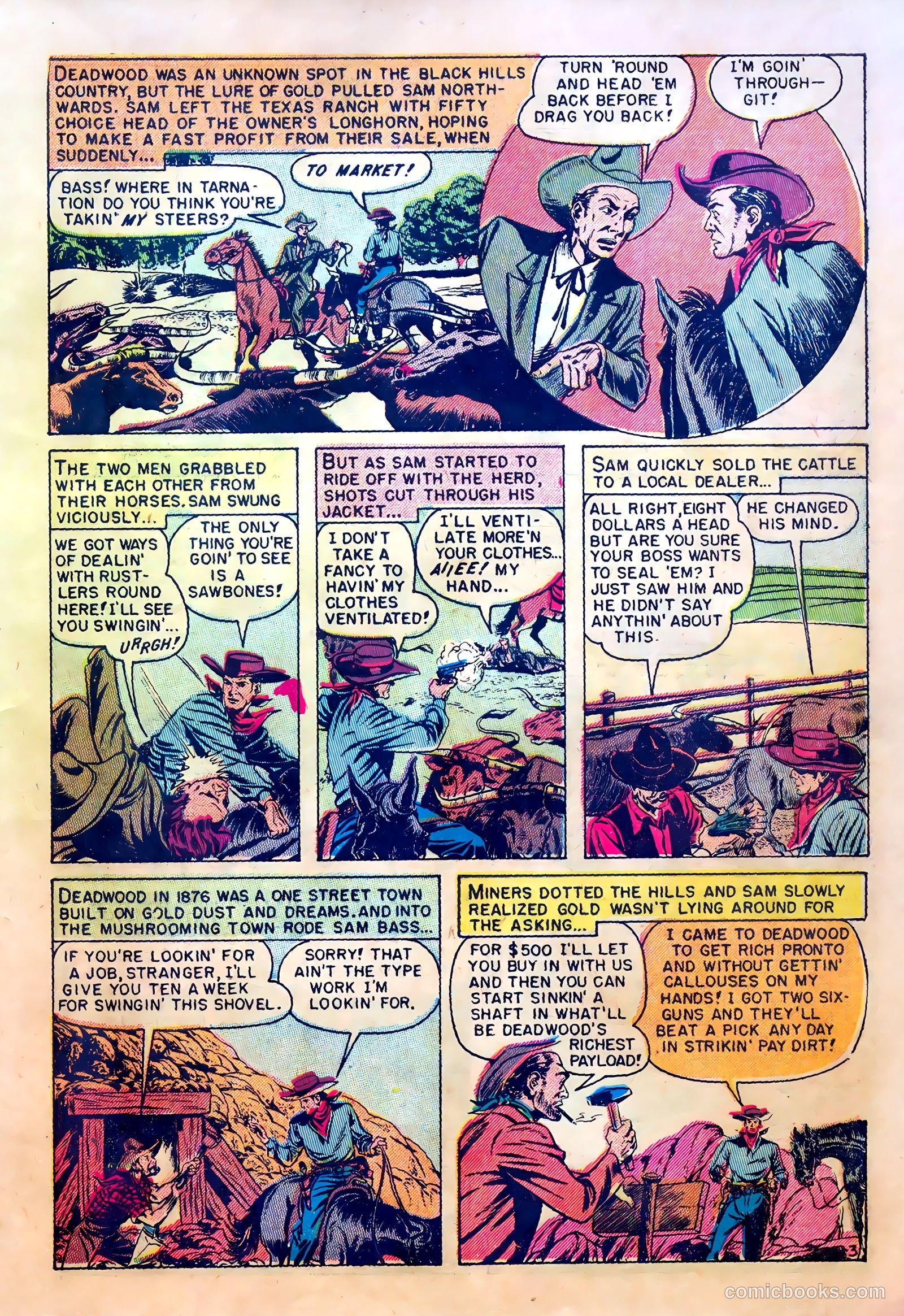 King of the Bad Men of Deadwood #nn (1950) — page 5 of 36