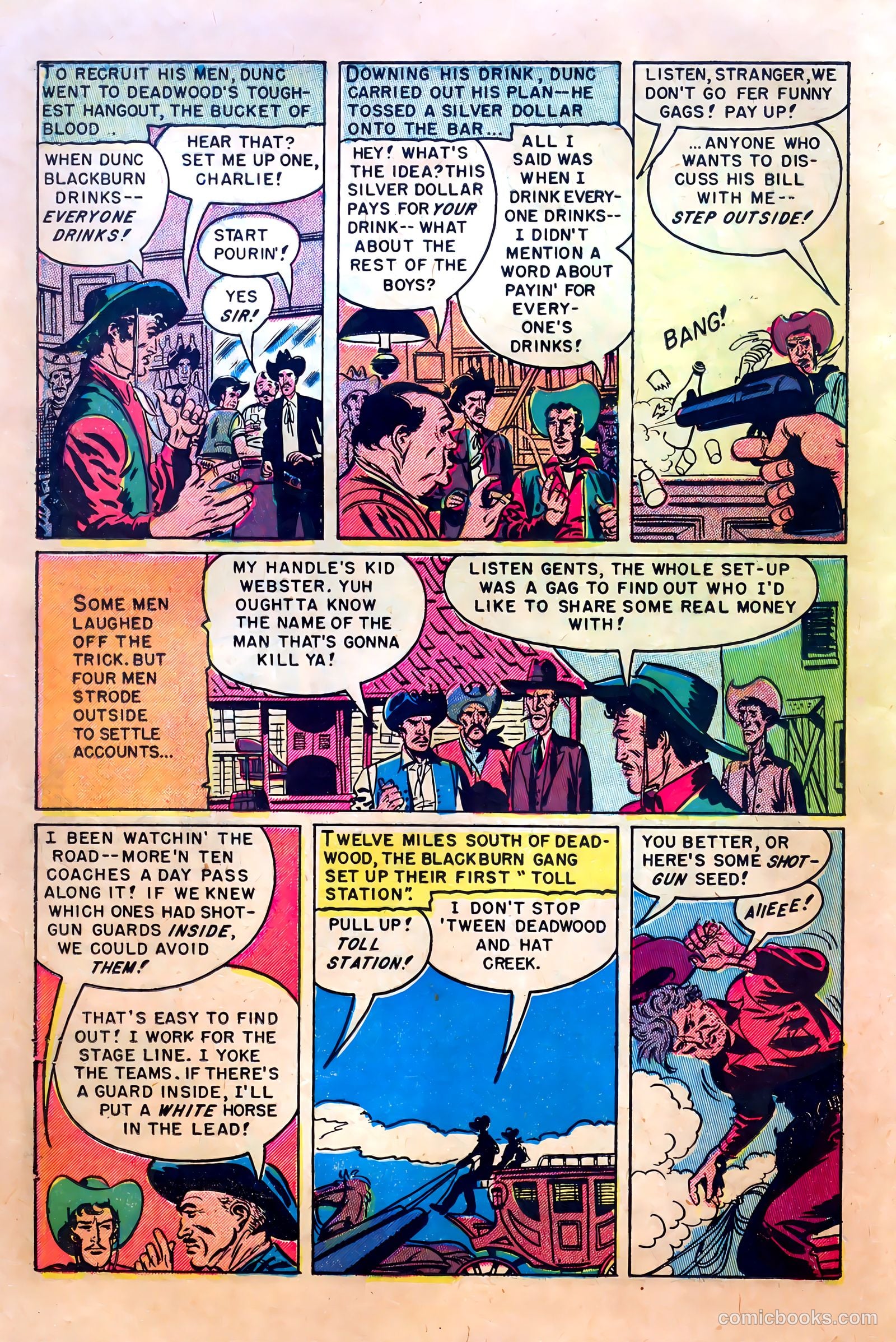King of the Bad Men of Deadwood #nn (1950) — page 12 of 36