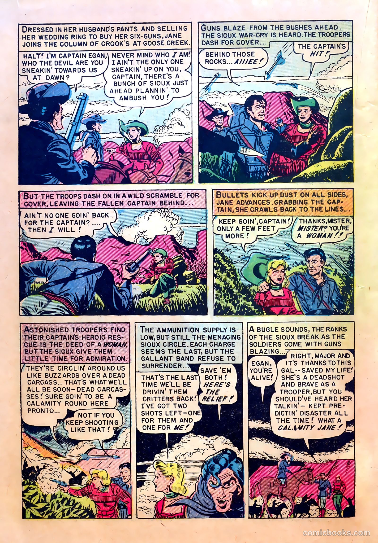 King of the Bad Men of Deadwood #nn (1950) — page 22 of 36
