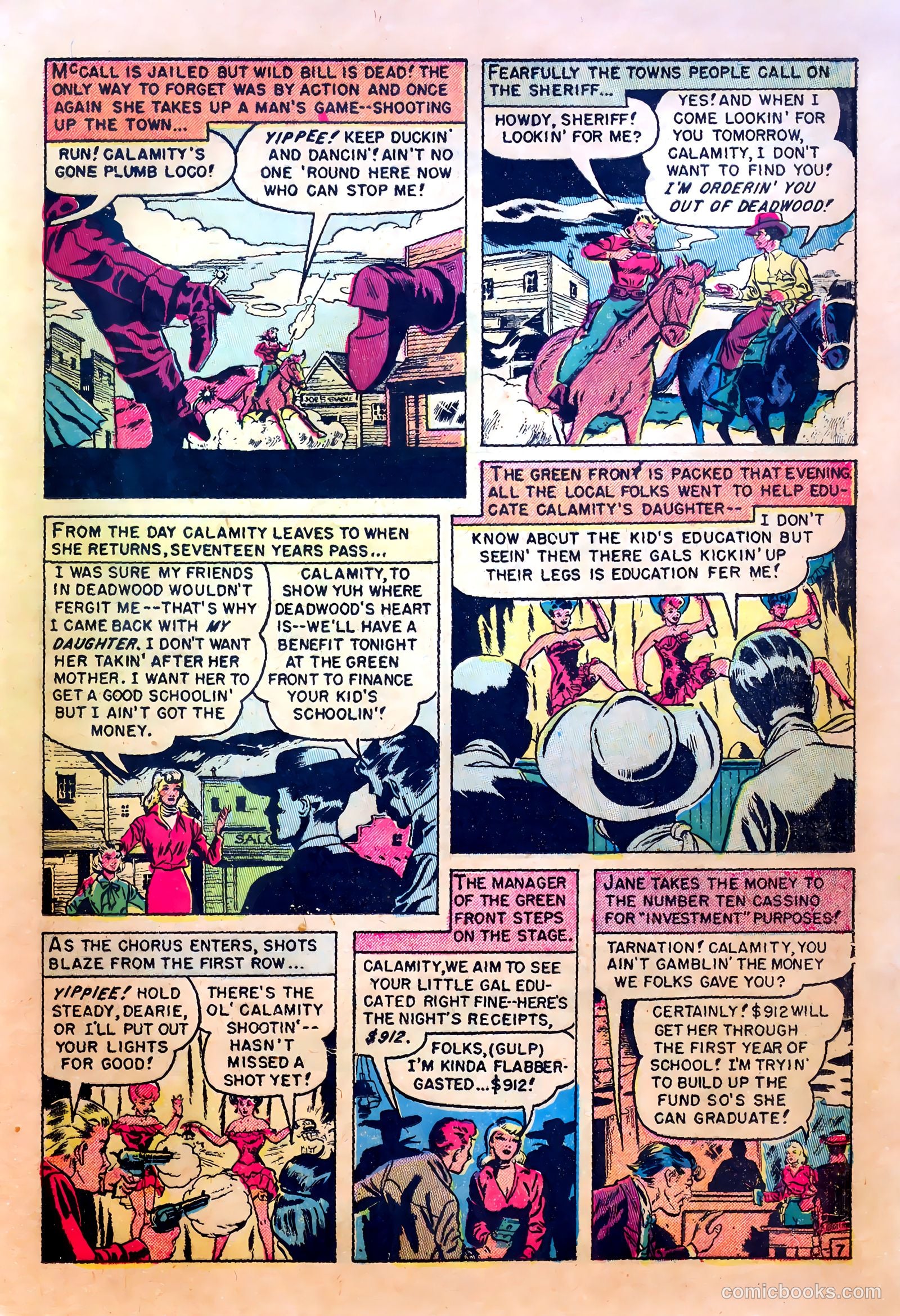 King of the Bad Men of Deadwood #nn (1950) — page 25 of 36