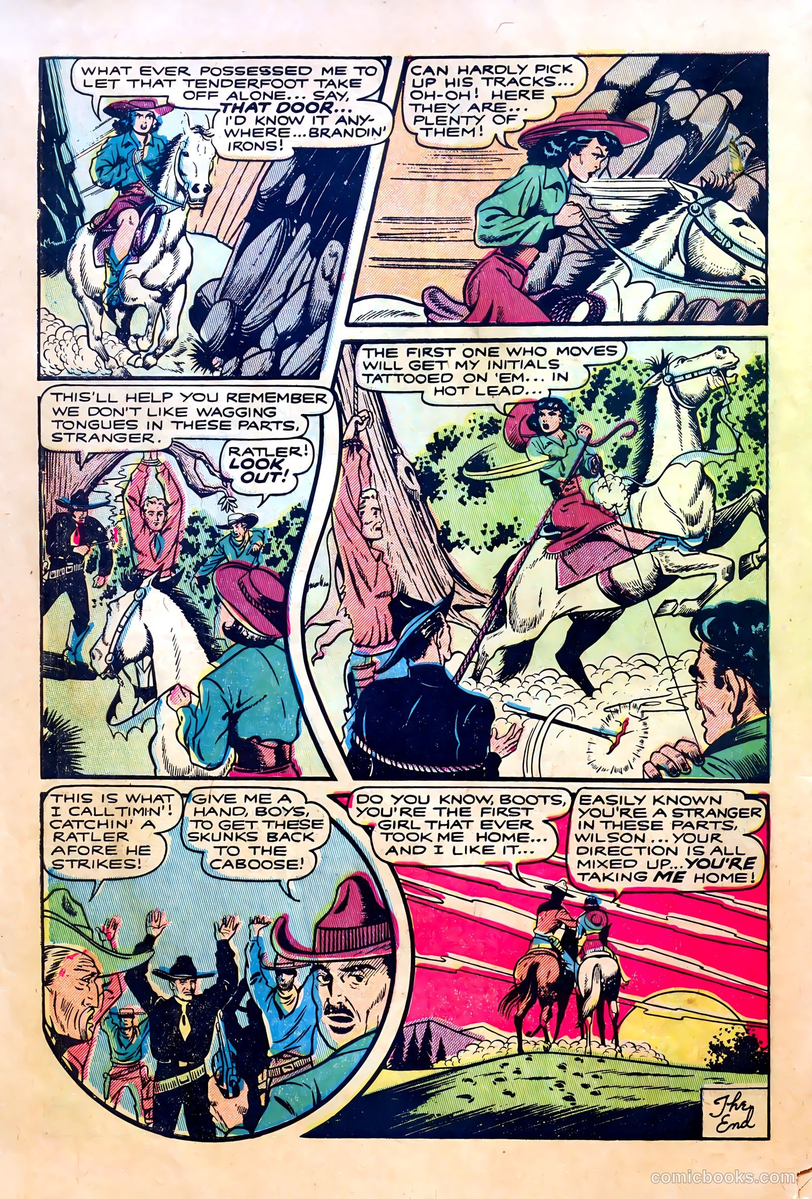 King of the Bad Men of Deadwood #nn (1950) — page 32 of 36