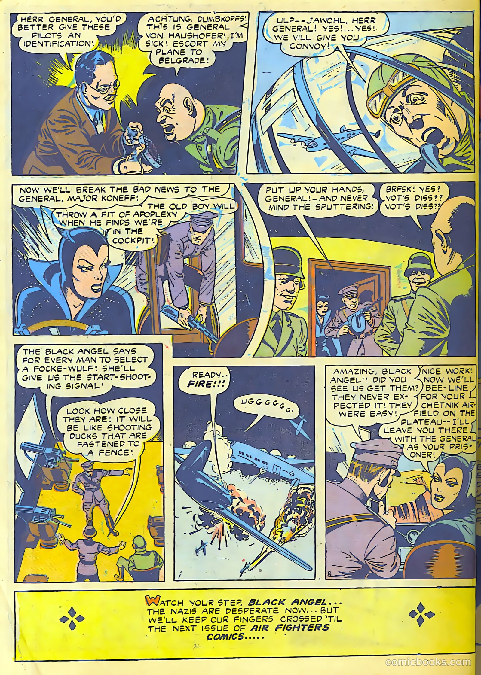 Air Fighters Comics #12 (1943) — page 58 of 68