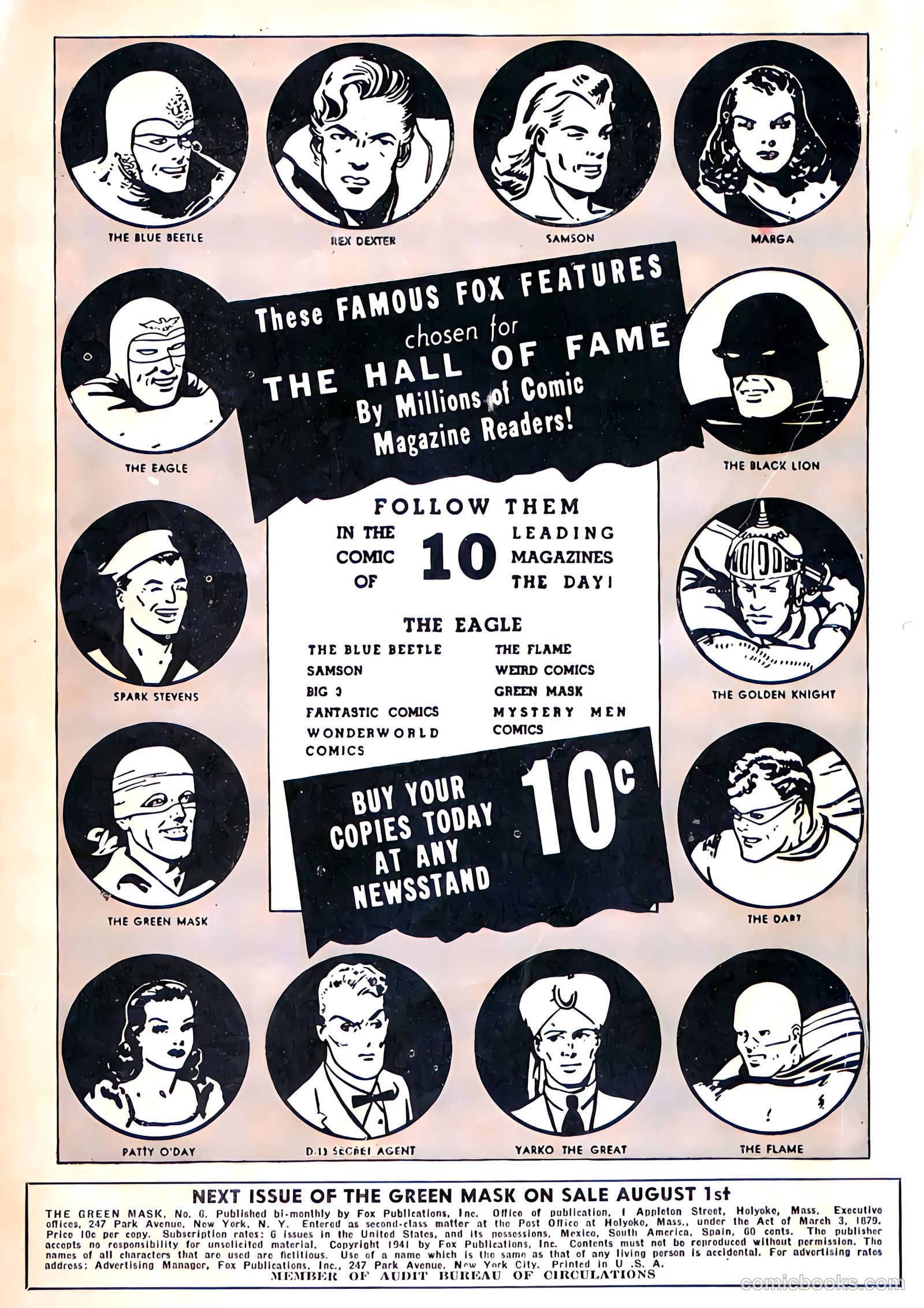 green mask v1 #6 (1941) — page 2 of 69