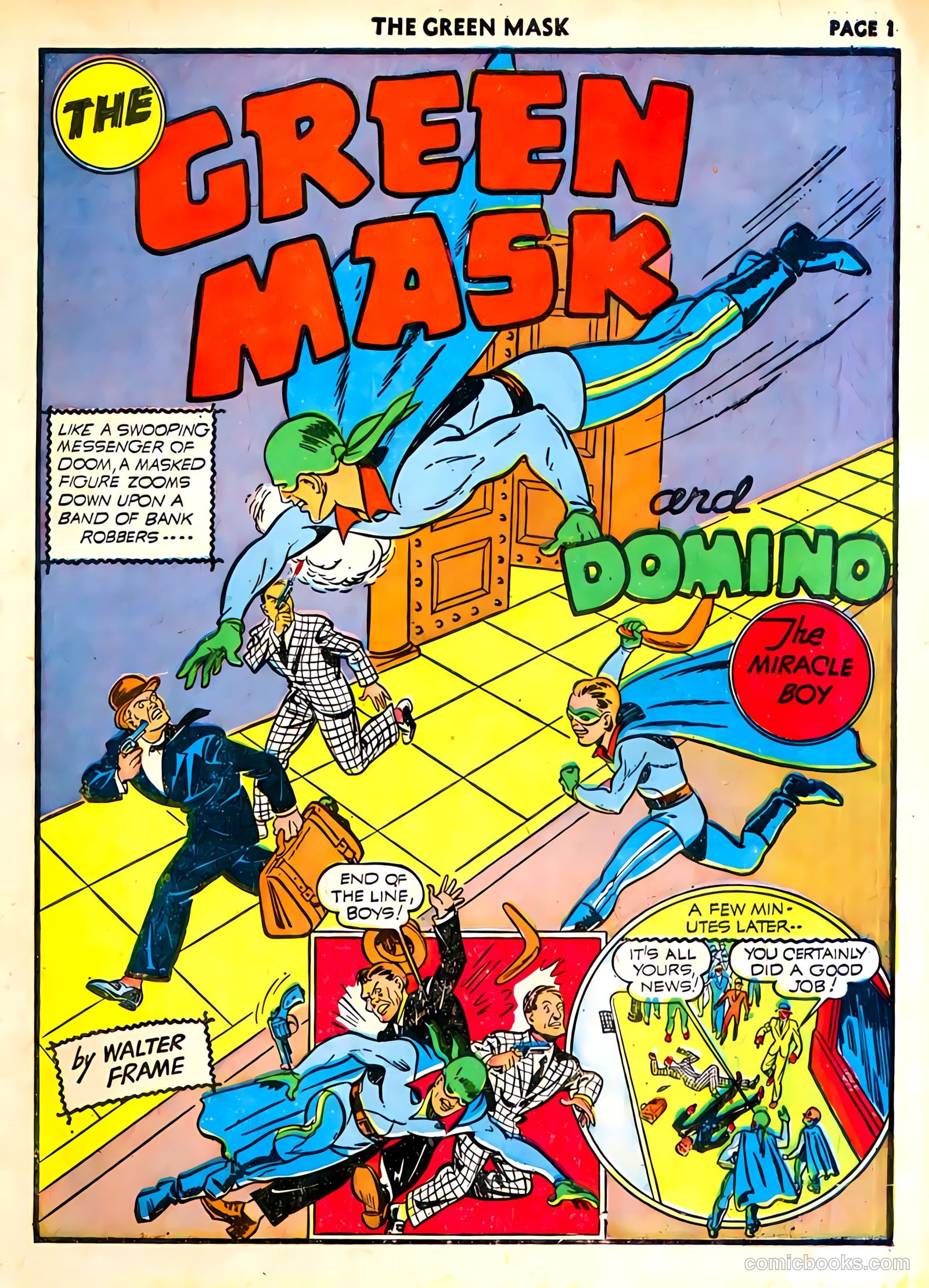 green mask v1 #6 (1941) — page 3 of 69