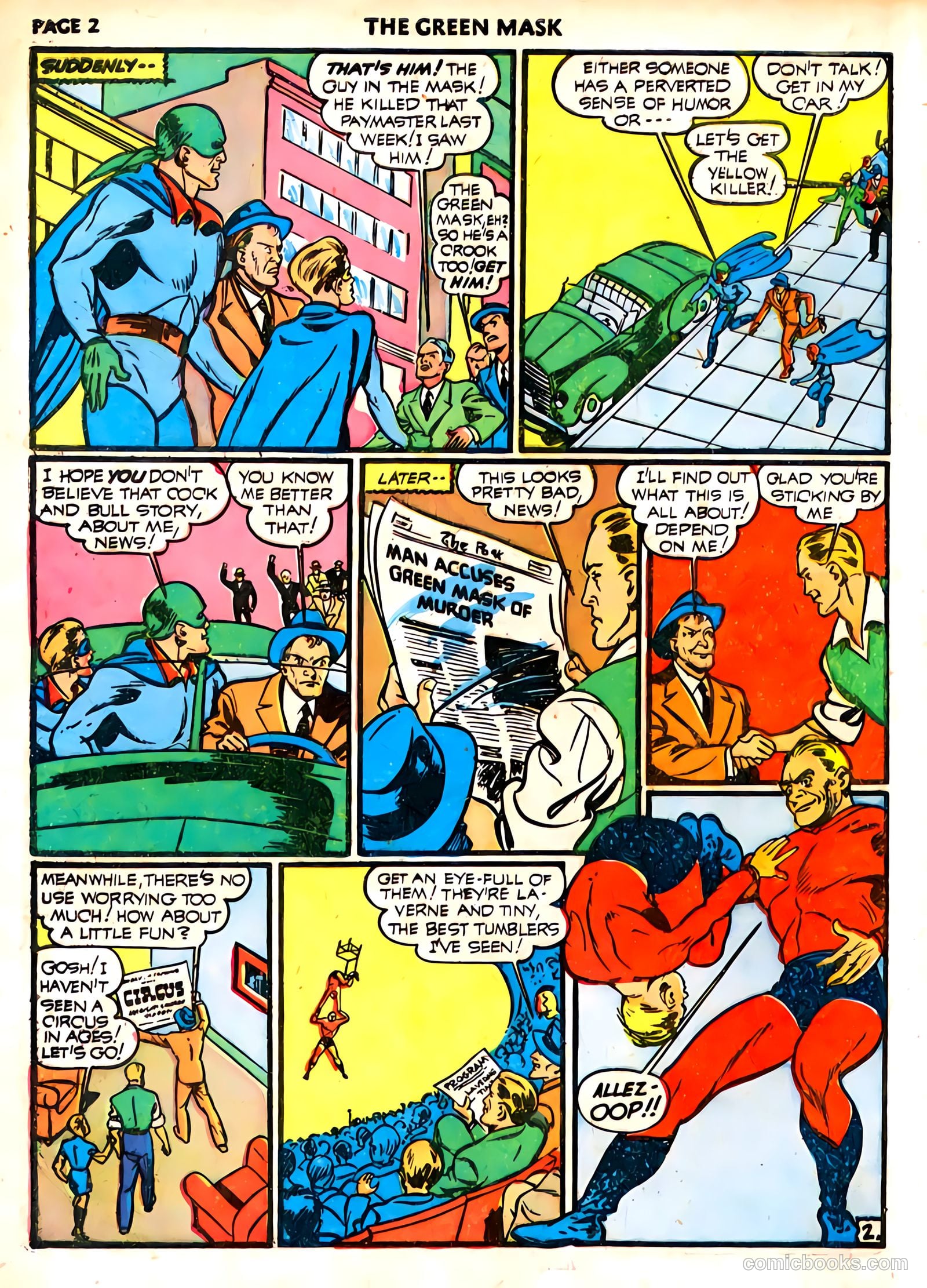 green mask v1 #6 (1941) — page 4 of 69