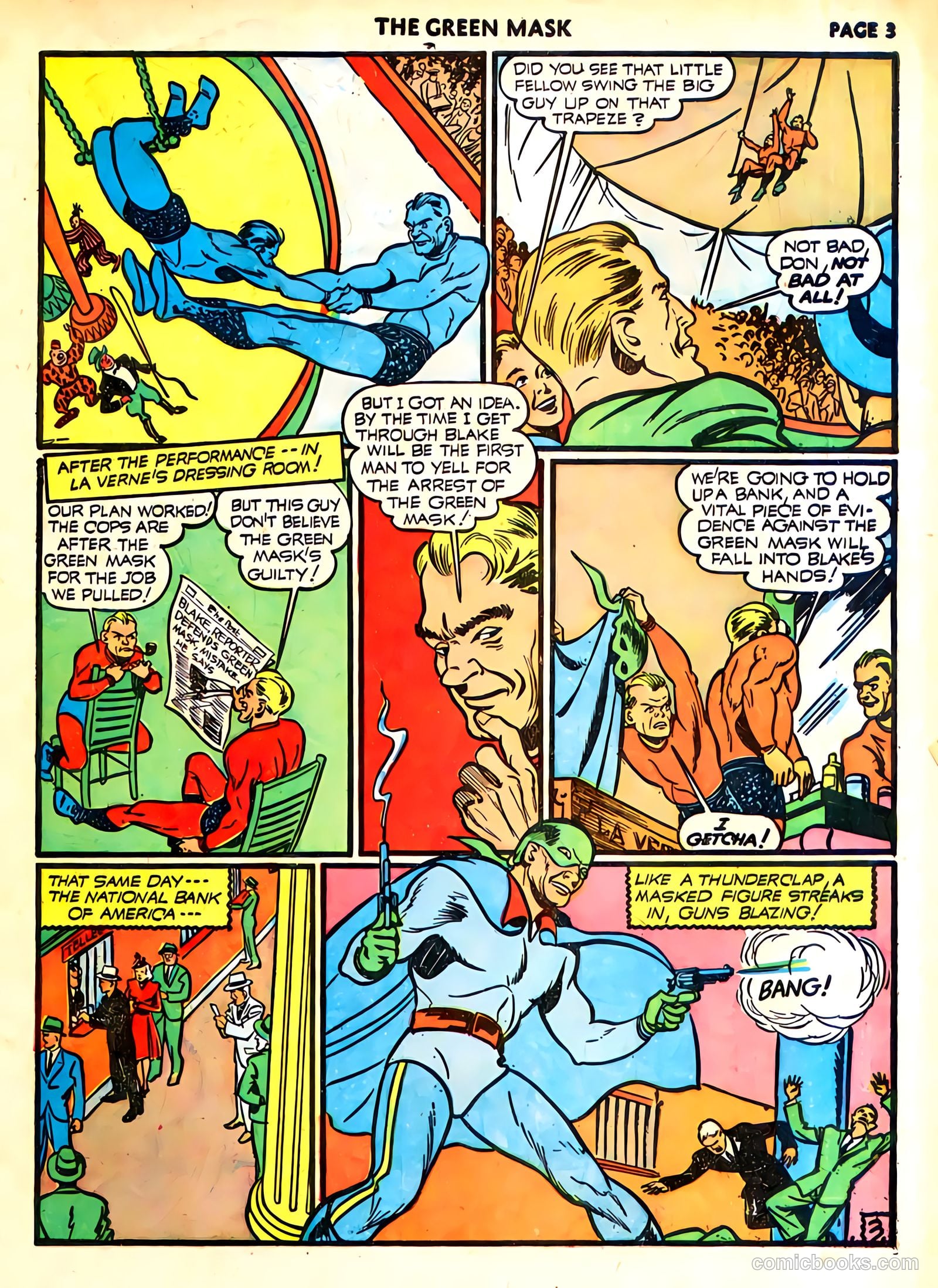 green mask v1 #6 (1941) — page 5 of 69