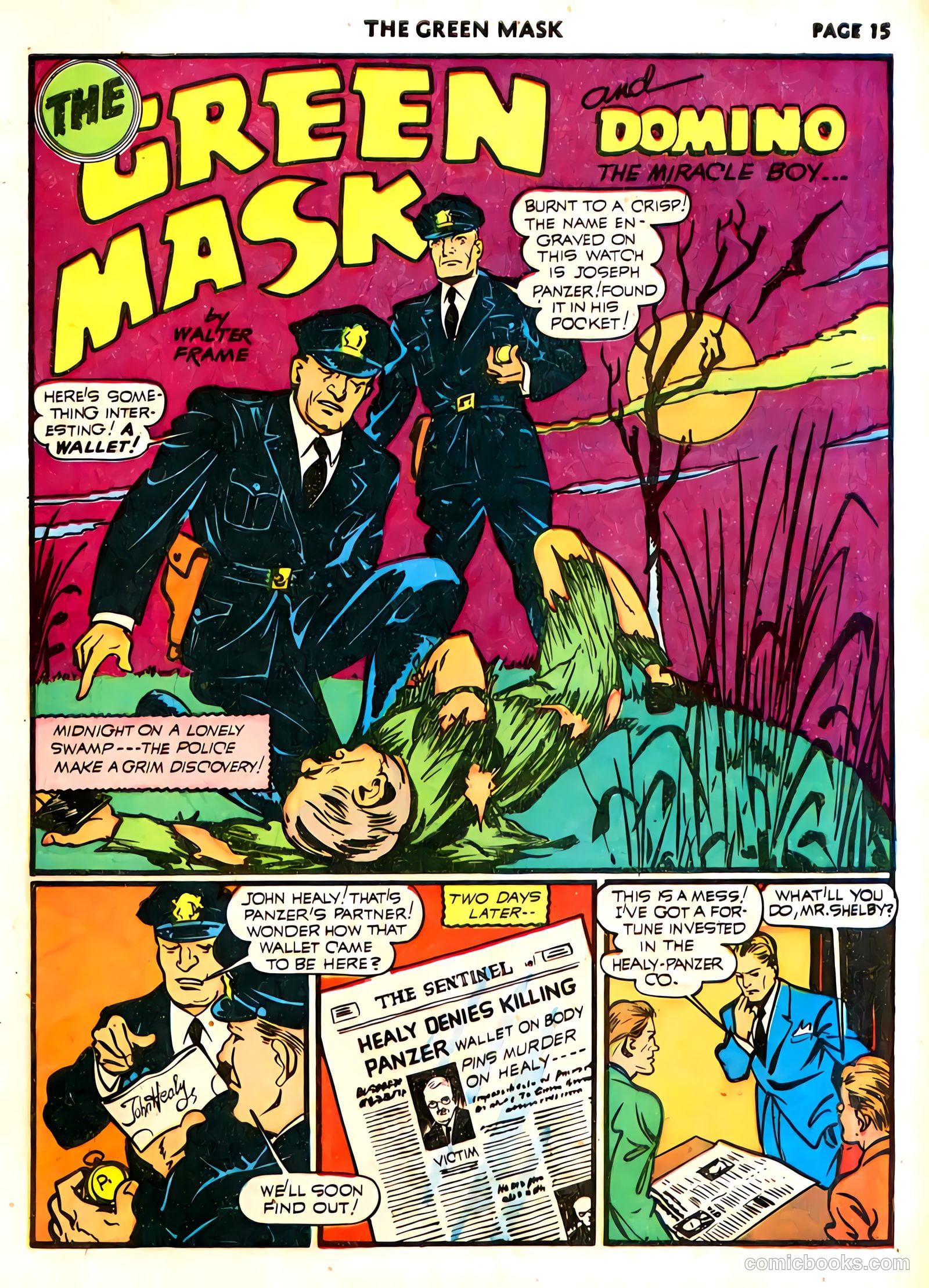 green mask v1 #6 (1941) — page 17 of 69