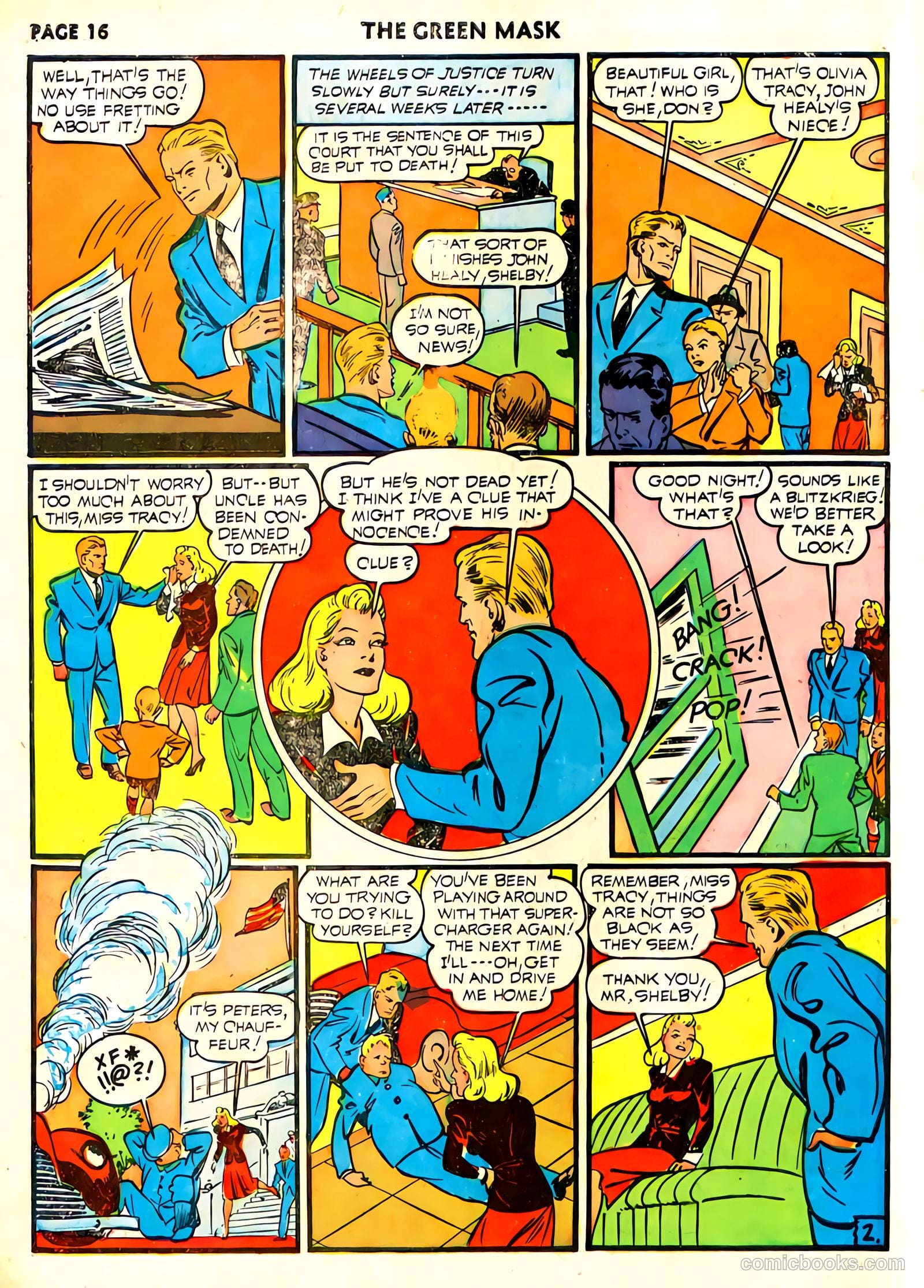 green mask v1 #6 (1941) — page 18 of 69