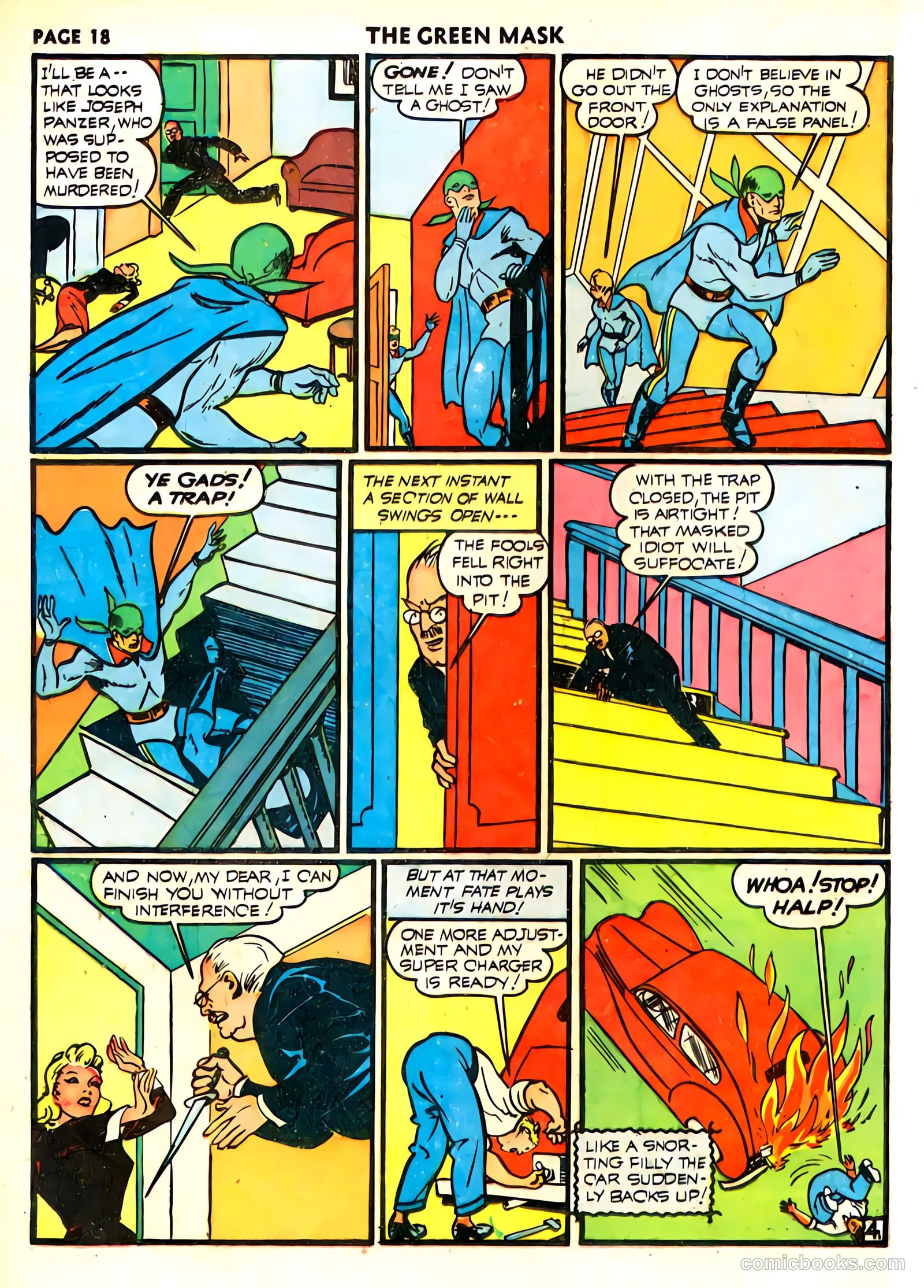 green mask v1 #6 (1941) — page 20 of 69
