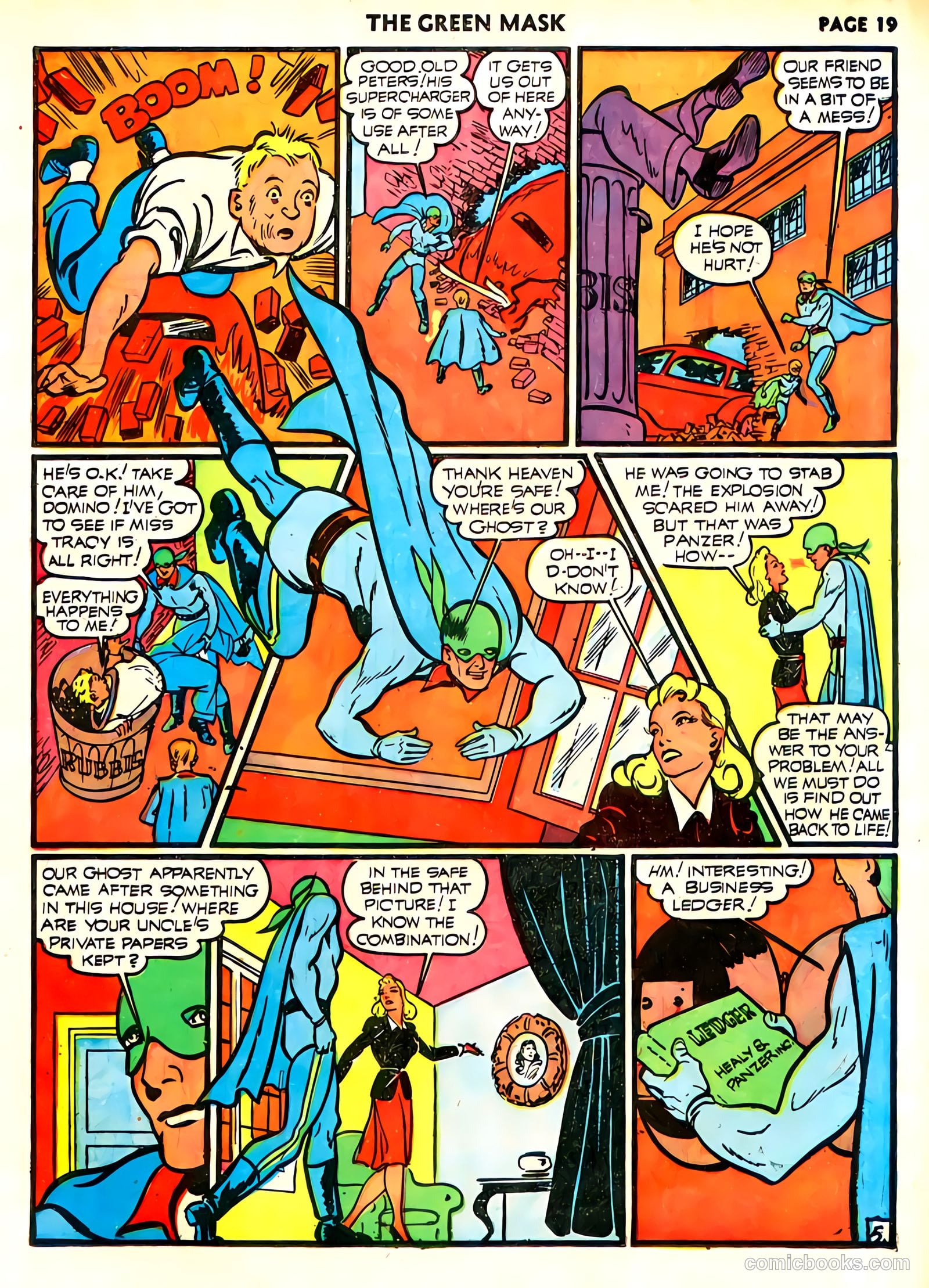 green mask v1 #6 (1941) — page 21 of 69