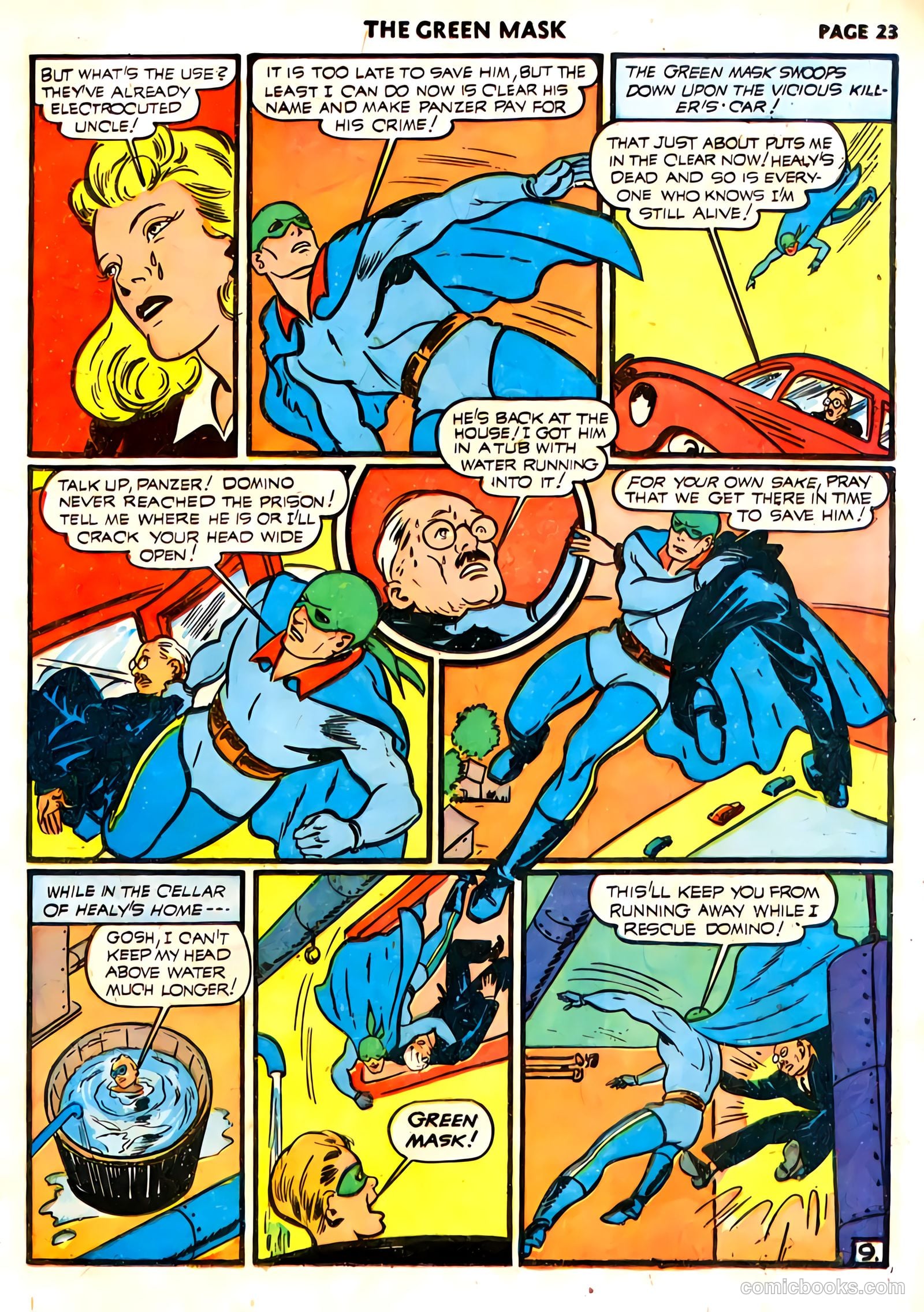 green mask v1 #6 (1941) — page 25 of 69