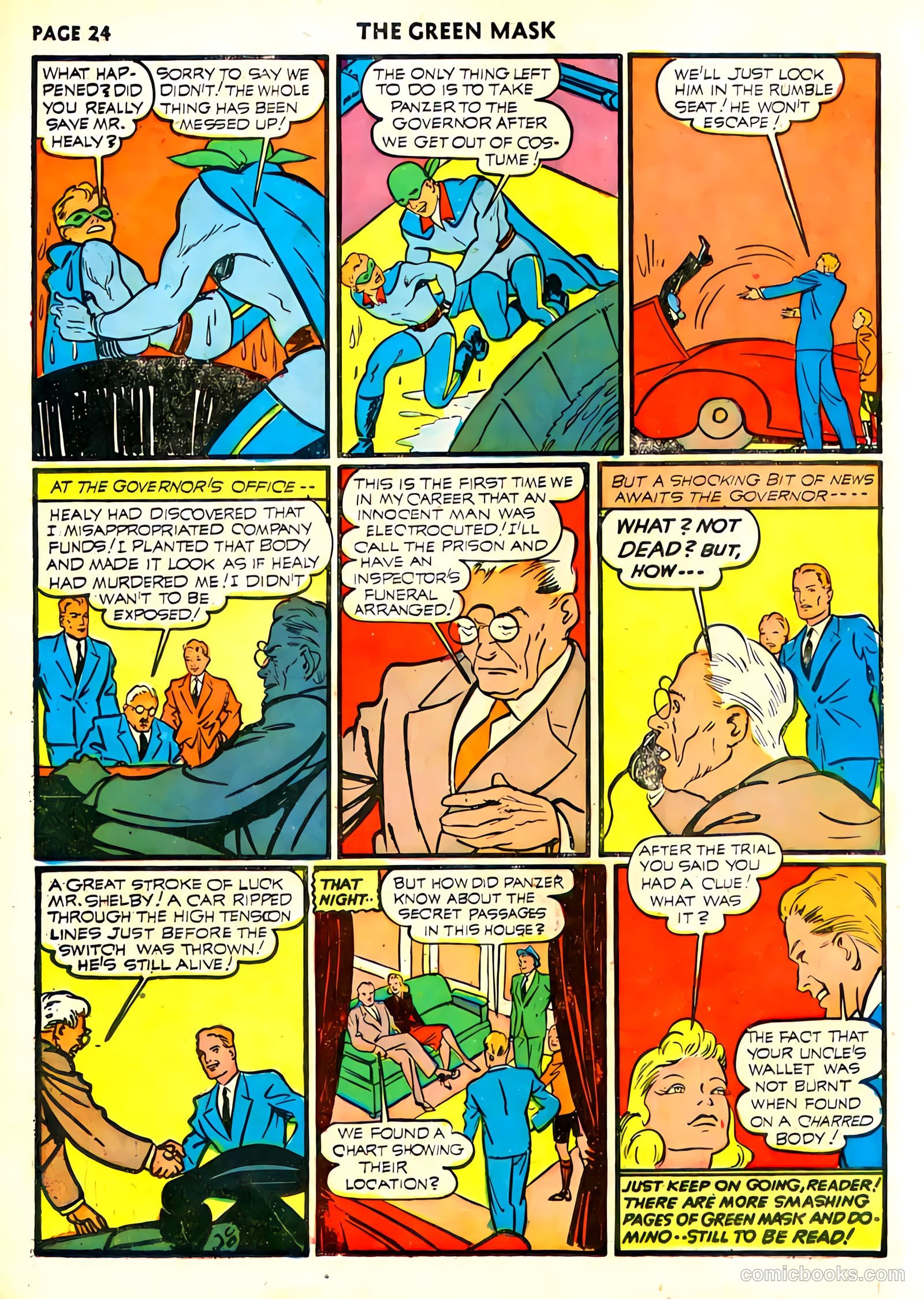 green mask v1 #6 (1941) — page 26 of 69