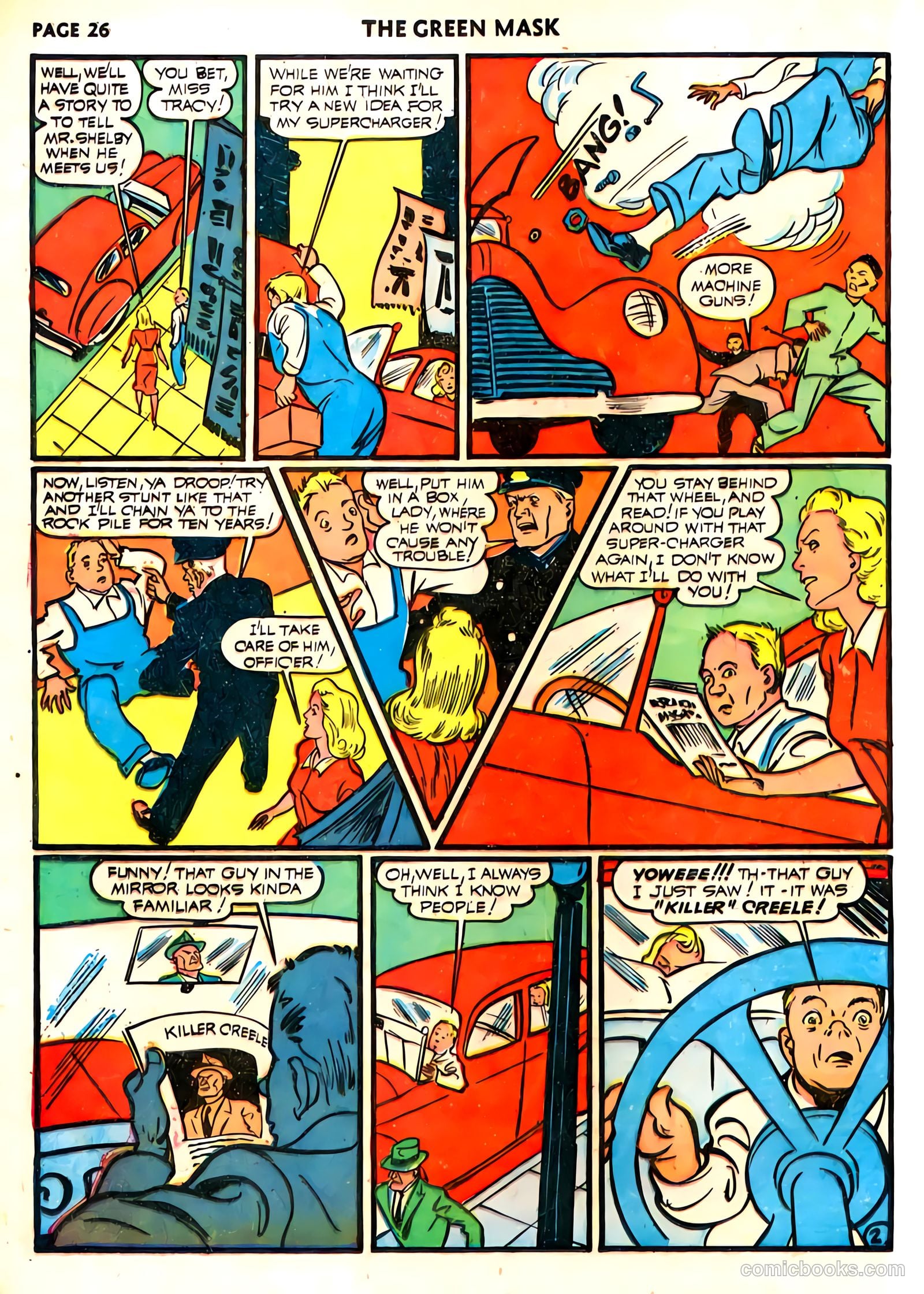 green mask v1 #6 (1941) — page 28 of 69