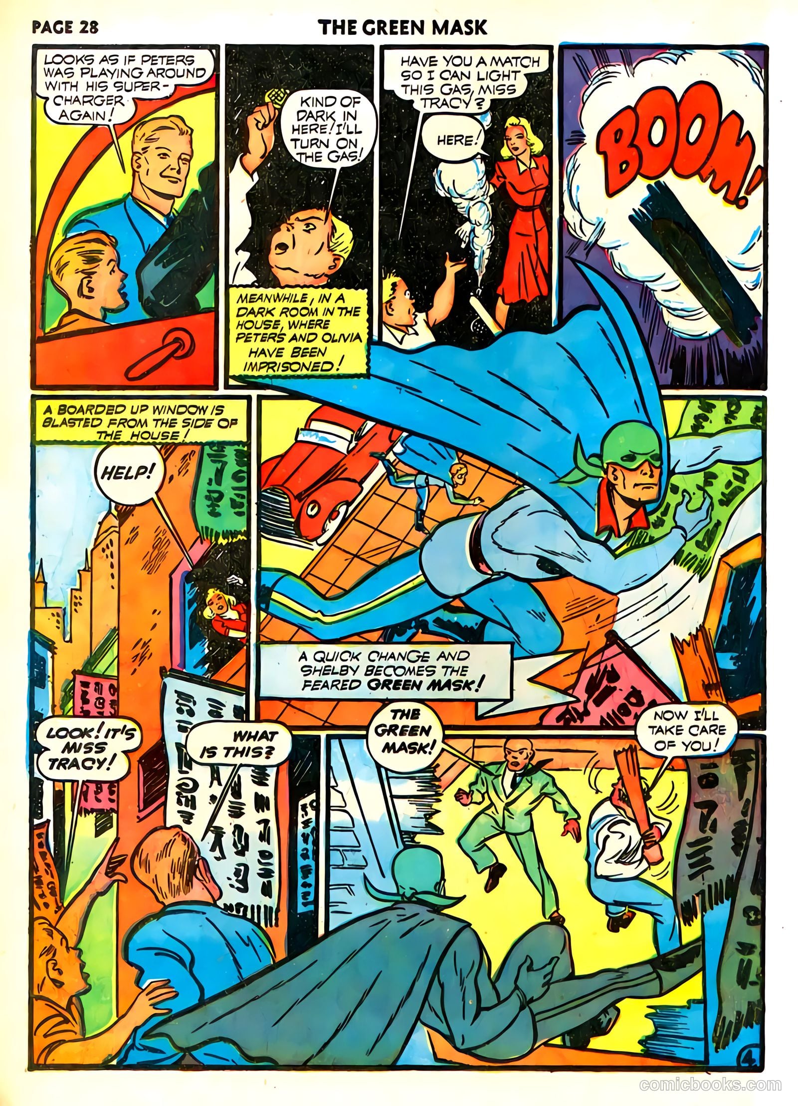 green mask v1 #6 (1941) — page 30 of 69