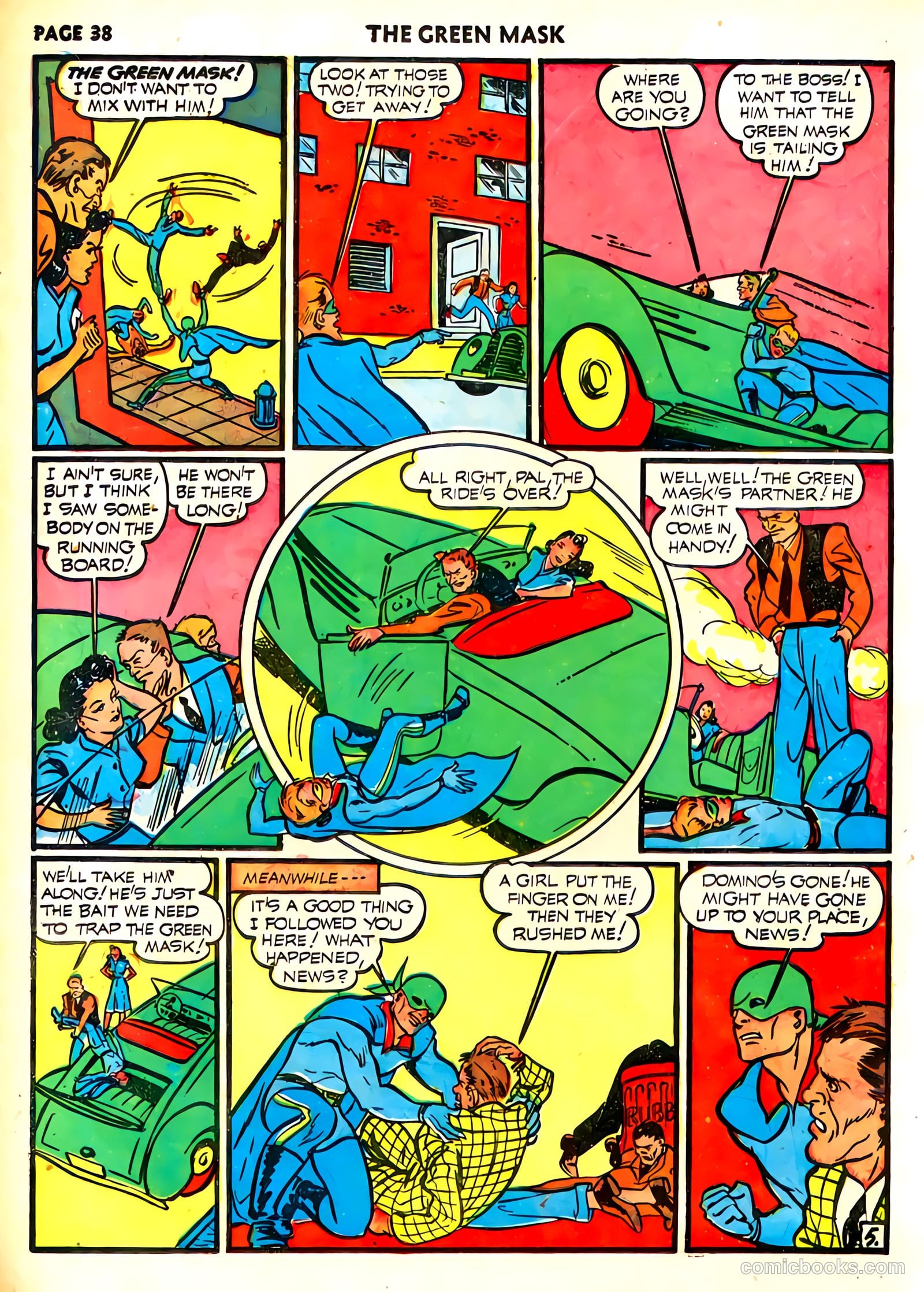 green mask v1 #6 (1941) — page 41 of 69