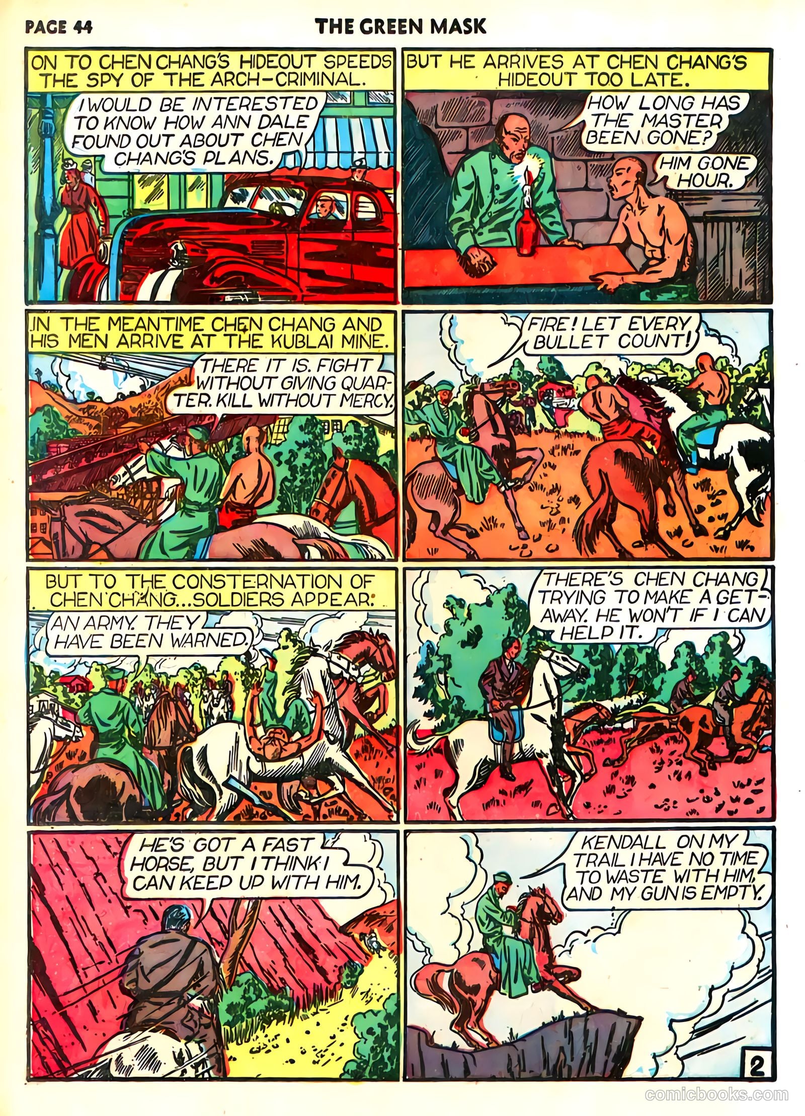 green mask v1 #6 (1941) — page 47 of 69