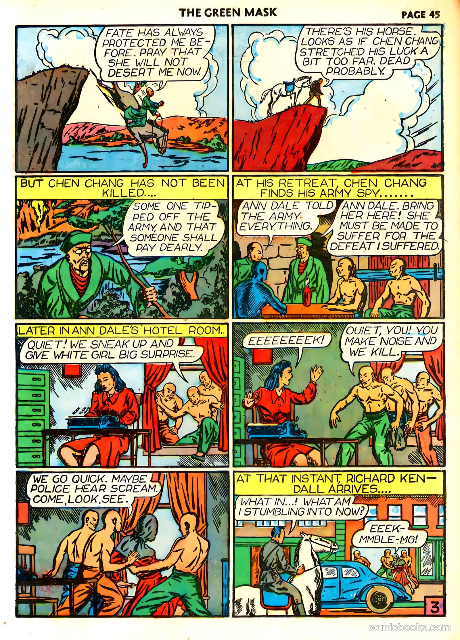 green mask v1 #6 (1941) — page 48 of 69