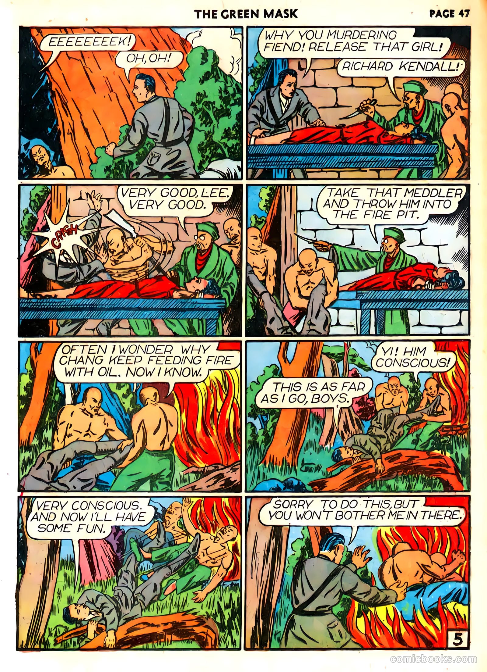 green mask v1 #6 (1941) — page 50 of 69