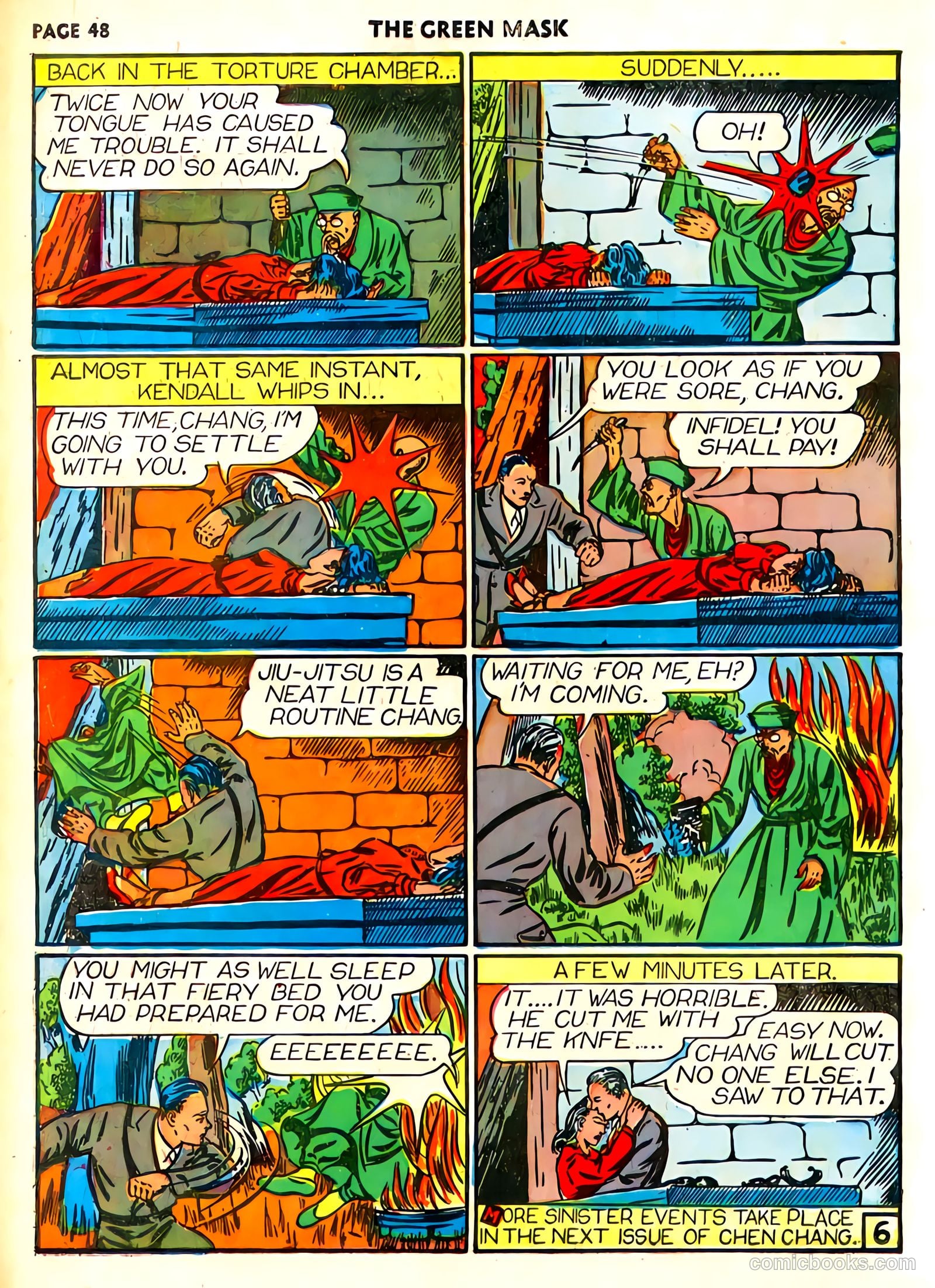 green mask v1 #6 (1941) — page 51 of 69